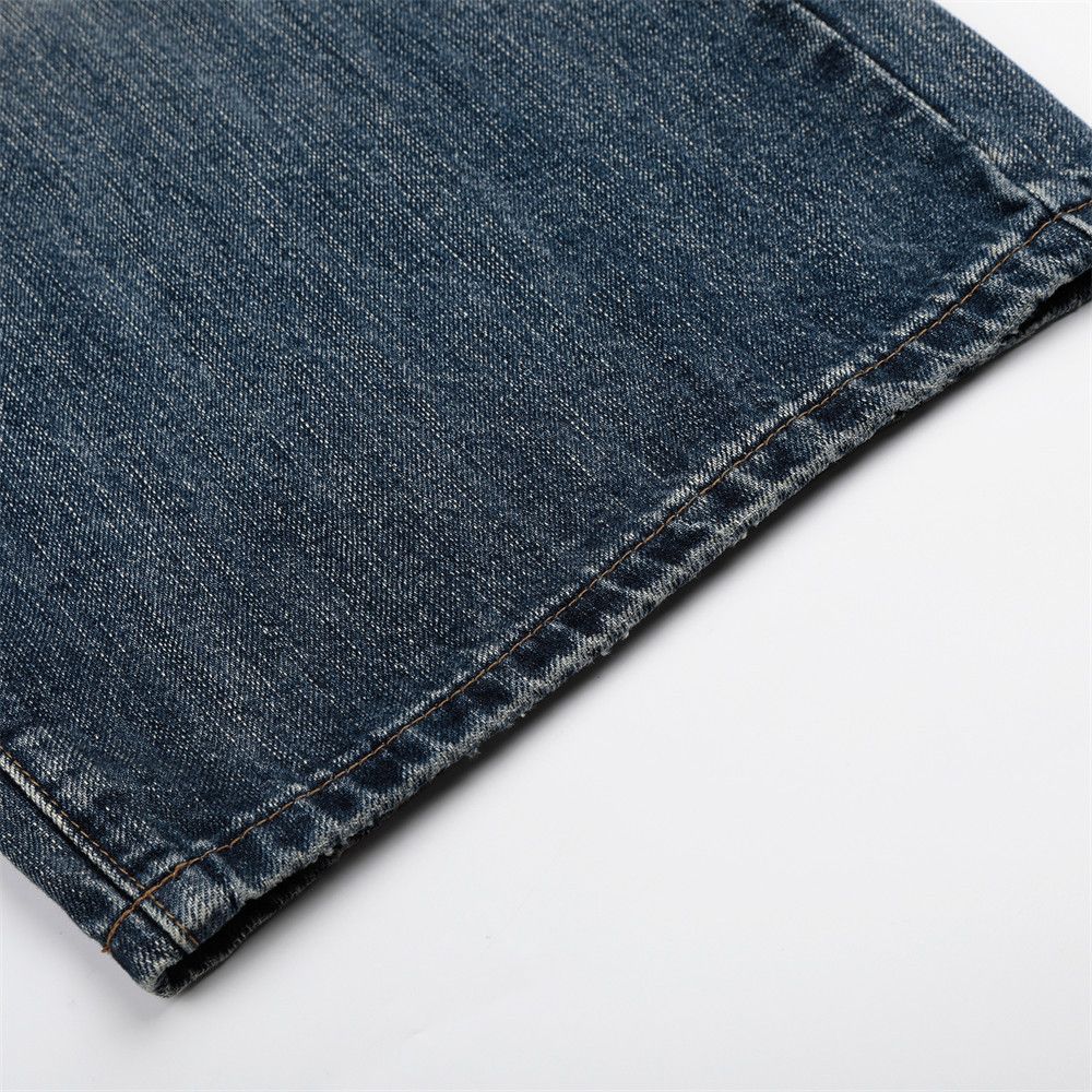 Jean American Retro Washed & Distressed Wide-Leg Jeans Size US 32 / EU 48 - 5 Thumbnail