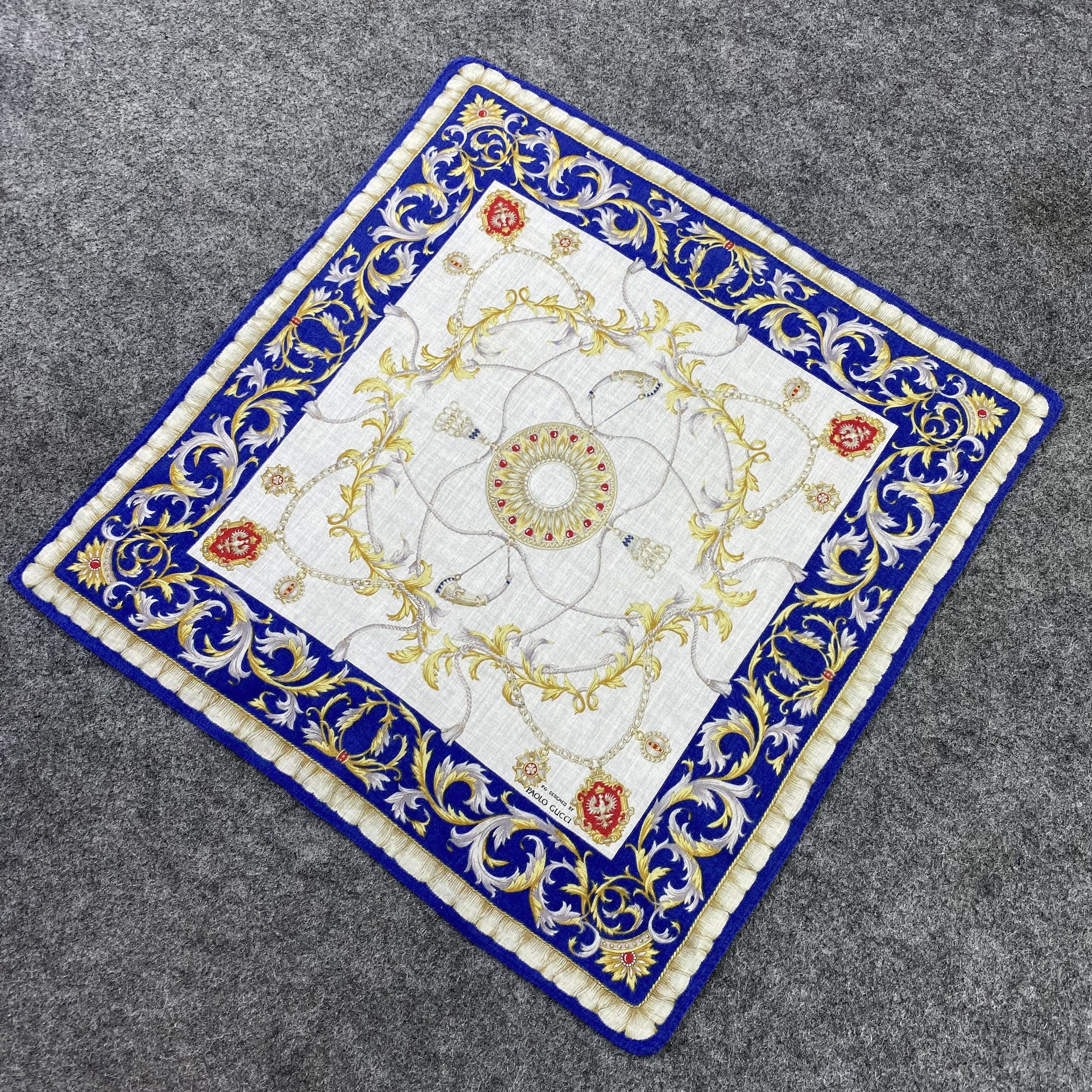 Paolo Gucci Paolo Gucci Handkerchief / Bandana / Neckerchief-B909 Size ONE SIZE - 4 Thumbnail