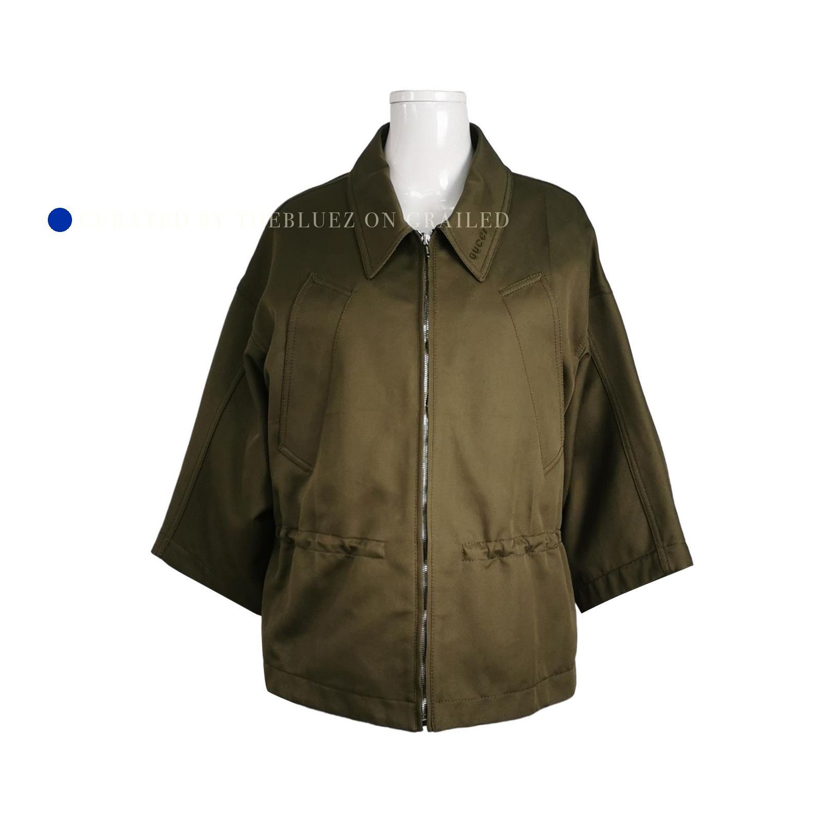 Gucci Lightweight Zip Jacket in Green Size US S / EU 44-46 / 1 - 1 Thumbnail