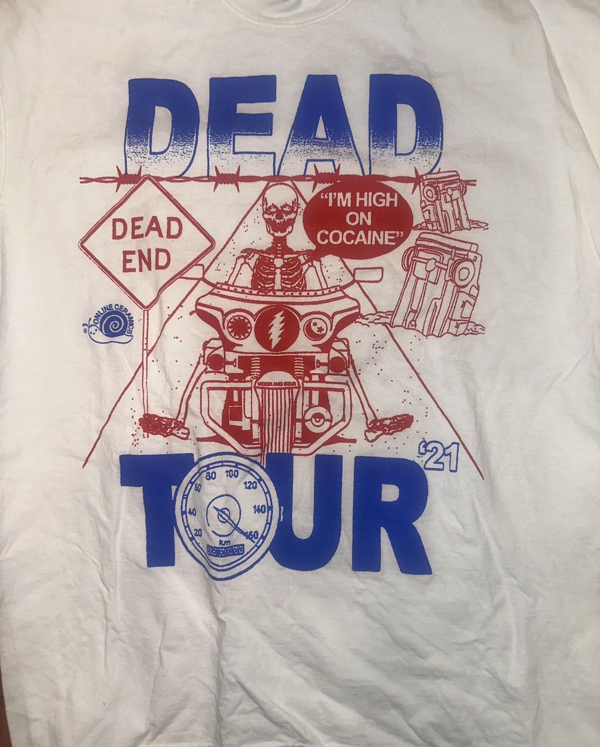 Online Ceramics Online Ceramics Grateful Dead T-Shirt Size US XL / EU 56 / 4 - 1 Thumbnail