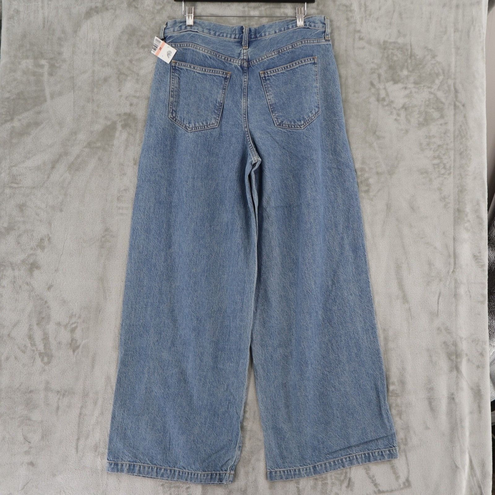 Agolde AGOLDE Ellis Trouser Wide Leg Denim Jeans Womens 28 Pleated Size 28" / US 6 / IT 42 - 9 Thumbnail