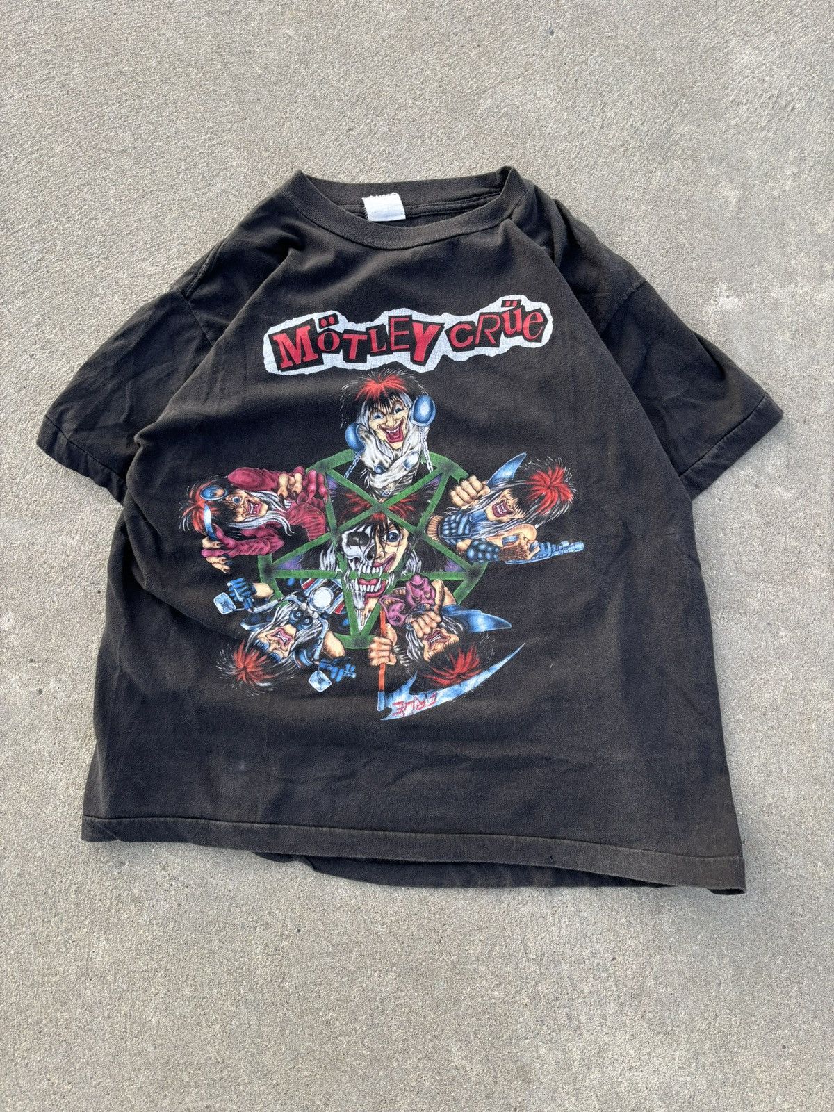 Vintage 1991 Motley Crue Decade Of Decadence T Shirt