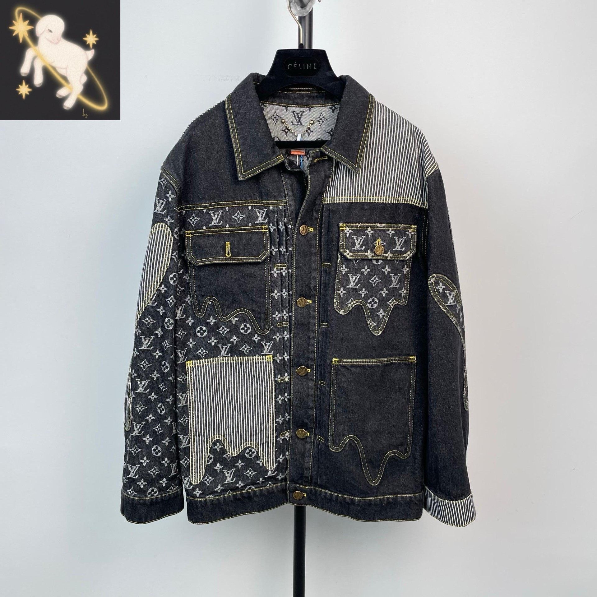 Louis Vuitton Louis Vuitton Blue Light Jacket 46 Men Size US L / EU 52-54 / 3 - 1 Thumbnail