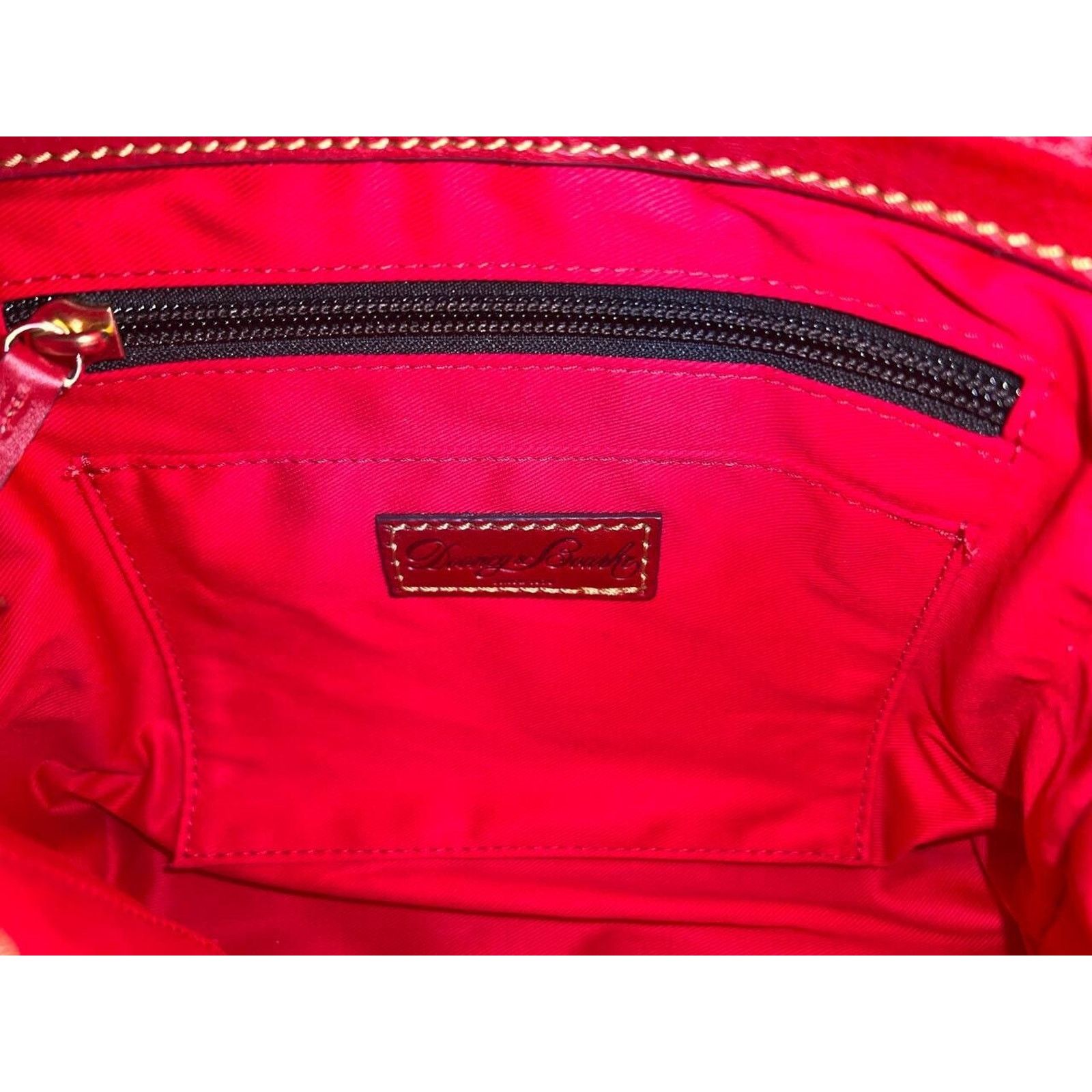 Dooney & Bourke Dooney & Bourke Florentine Leather Flap Crossbo Red A671930 Size ONE SIZE - 8 Thumbnail
