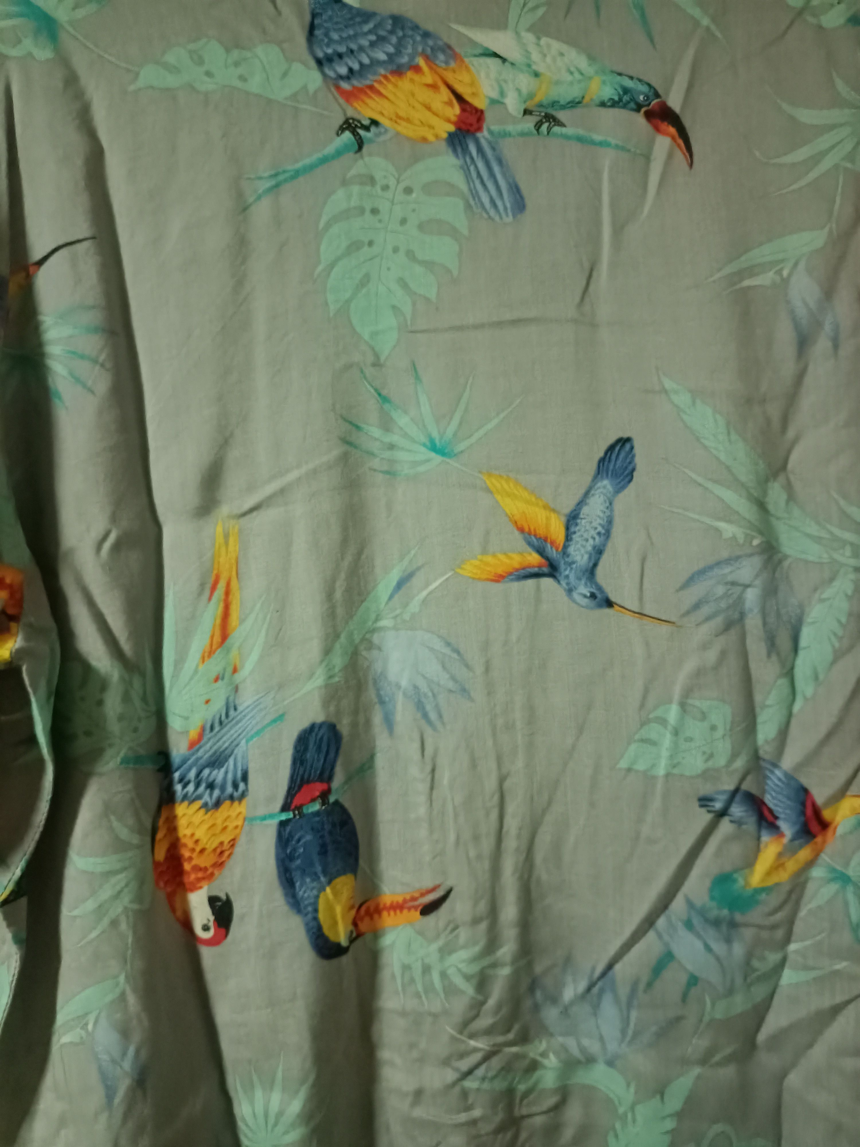 Vintage Vintage Full Print Old Parrot Hawaiian Men Shirt Size US XL / EU 56 / 4 - 4 Thumbnail