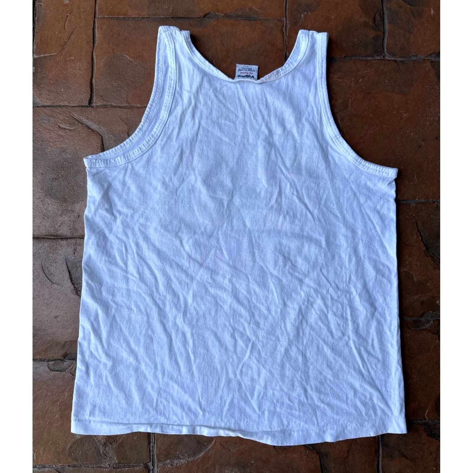 Vintage VINTAGE Hawaii Beach Tank Top Shirt L Solid Lizard Logo 90s Volunteer Men Cotton White 1990s Cartoon Nature Outdoors Size US L / EU 52-54 / 3 - 3 Thumbnail