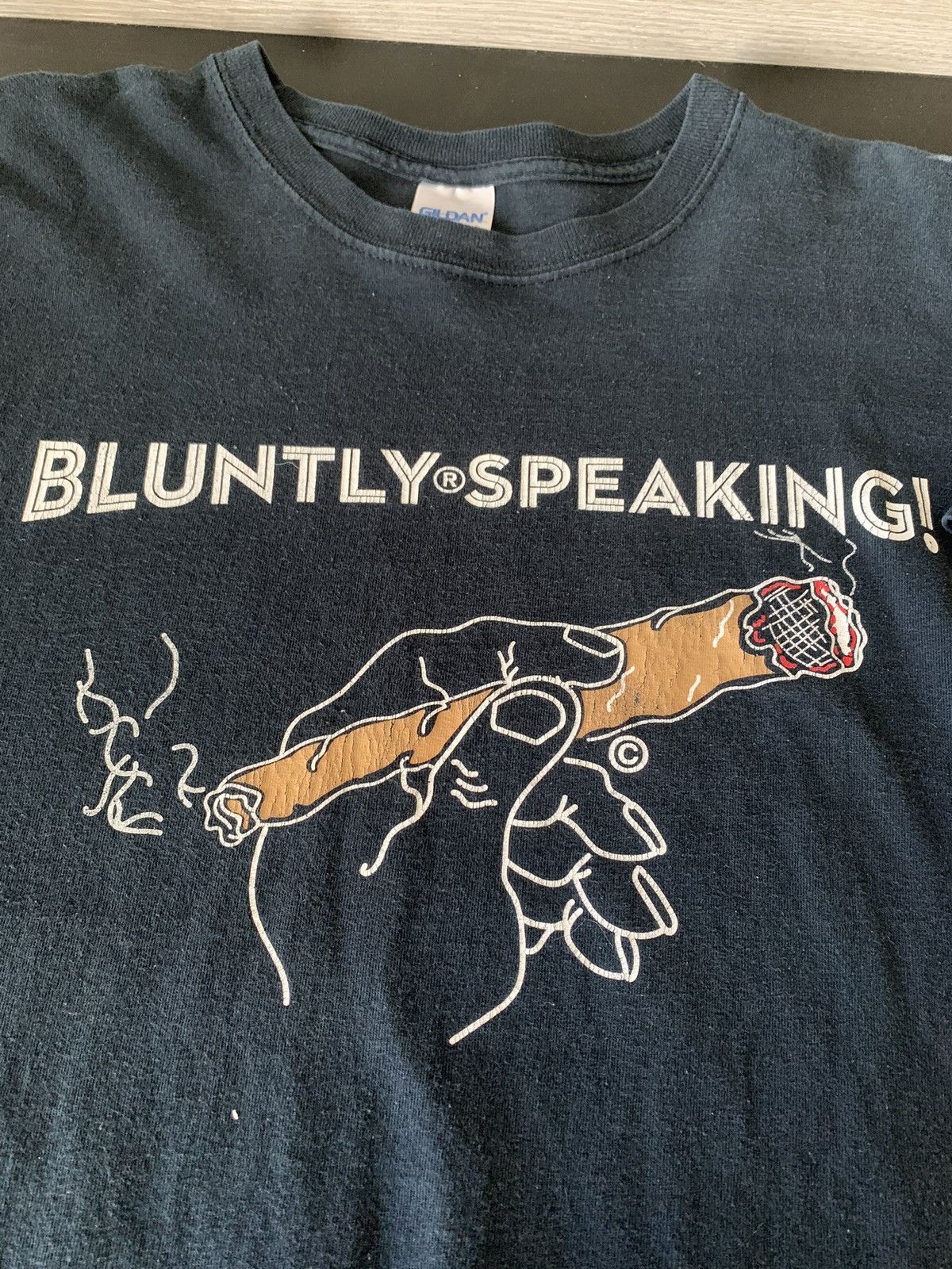 Vintage Vintage Funny ‘Bluntly Speaking’ Tee Size US XL / EU 56 / 4 - 6 Thumbnail