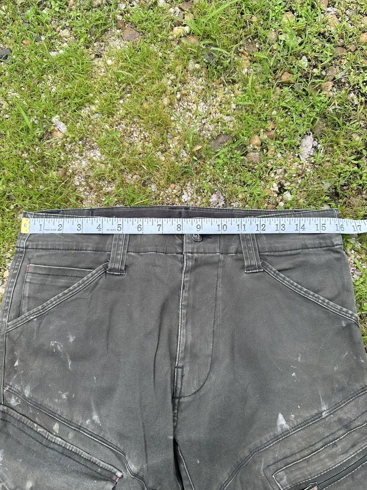 20471120 DISTRESSED RUSTY DIRTY XEBEC VINTAGE WORK WEAR FADED PANTS Size US 31 - 6 Thumbnail
