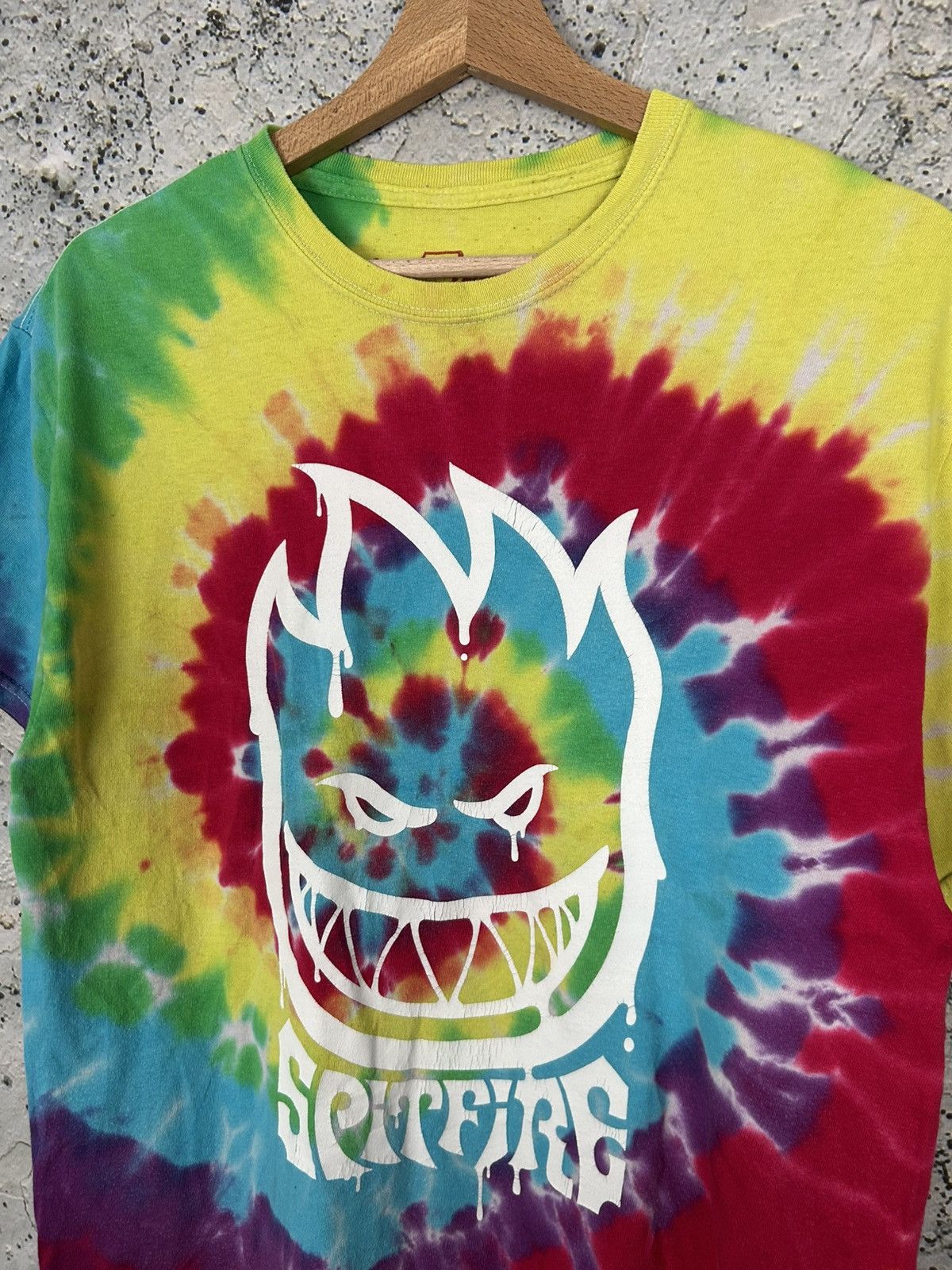 Spitfire Spitfire Wheels Graphic Tee Tie Dye Skateboards Hype Size US M / EU 48-50 / 2 - 3 Thumbnail