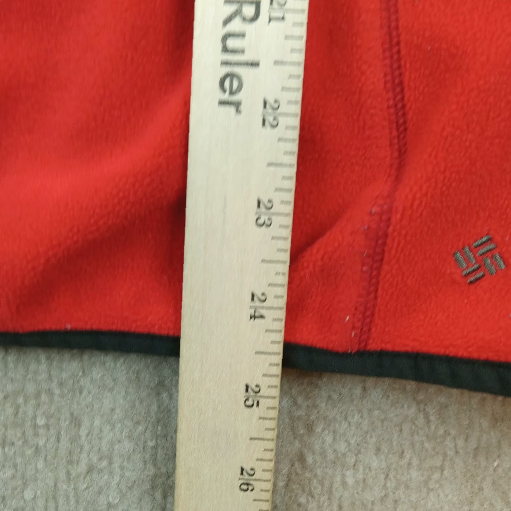 Vintage Columbia Red Fleece Pullover Sweatshirt Womens Medium Long Sleeve Size M / US 6-8 / IT 42-44 - 3 Thumbnail