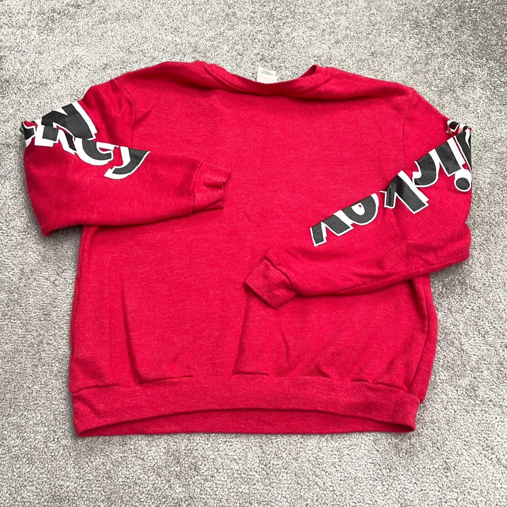 Disney Disney Mickey Mouse Pullover Sweatshirt Juniors L Red Crew Neck Cartoon Disney Man Woman? Size L / US 10 / IT 46 - 2 Thumbnail