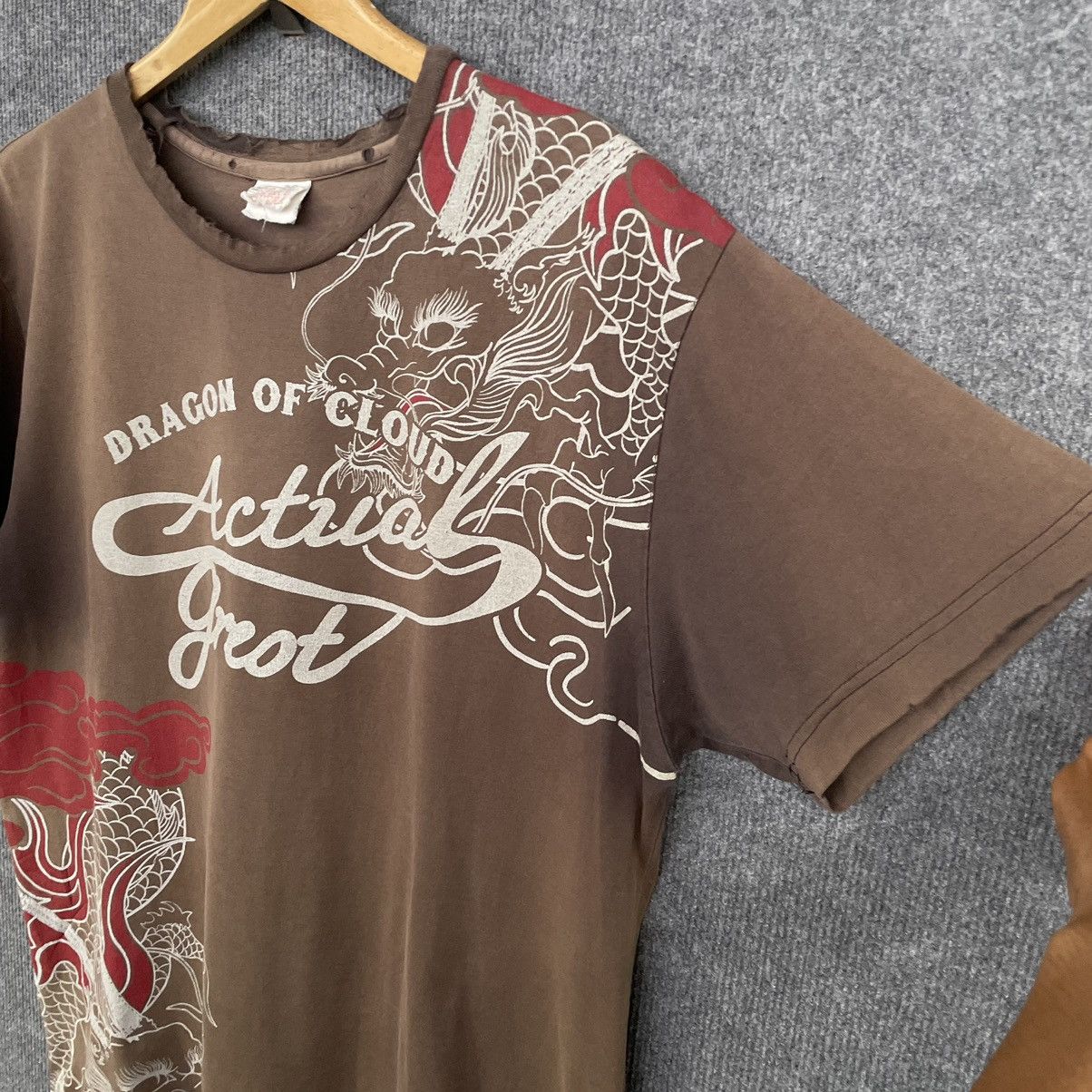 Affliction × If Six Was Nine × Japanese Brand Space Opera Sukajan Karakuri Ed Hardy Affliction Sunfaded T Size US L / EU 52-54 / 3 - 6 Thumbnail