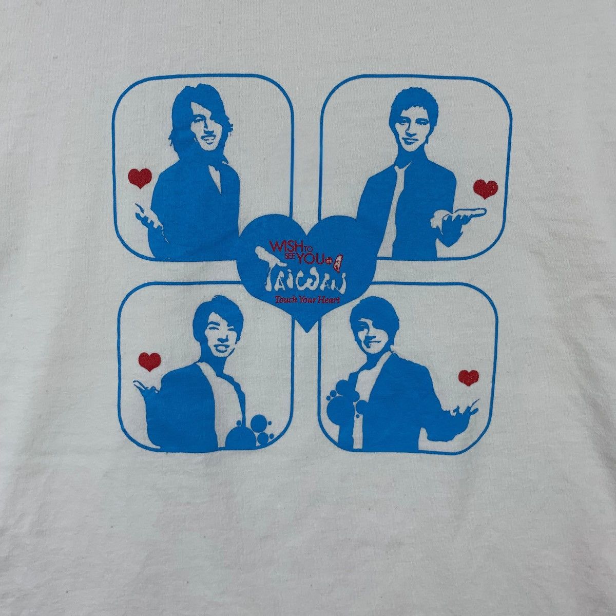 F4 TAIWAN IDOL Group Boy Band Touch Your Heart Tee Shirt