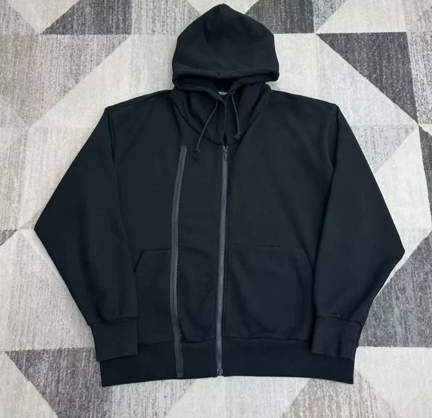 Undercover black oversized hoodie with double zipper Size US L / EU 52-54 / 3 - 1 Thumbnail