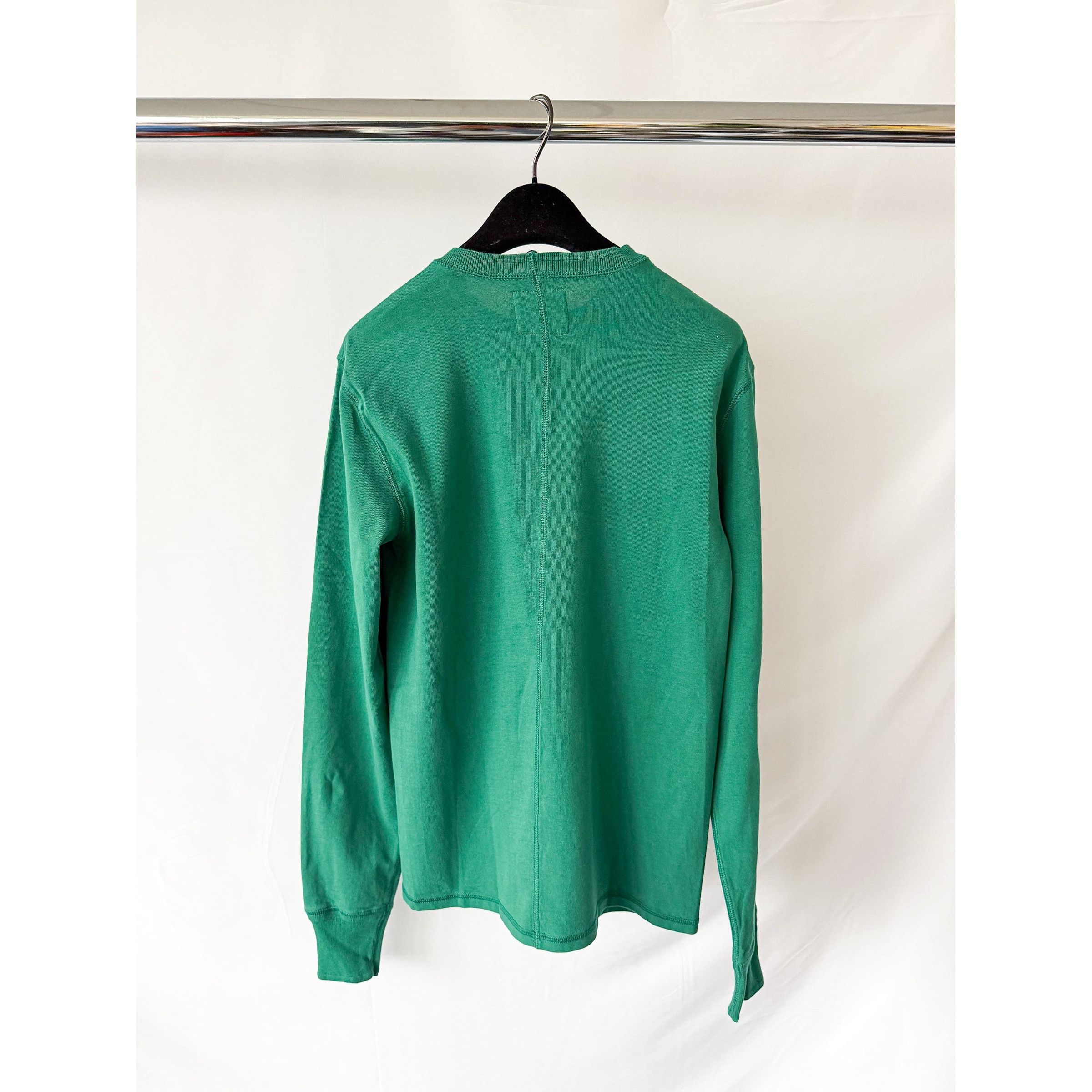 Drake's Drake's Green Long Sleeve Hiking Tee Size US XXS / EU 40 - 3 Thumbnail