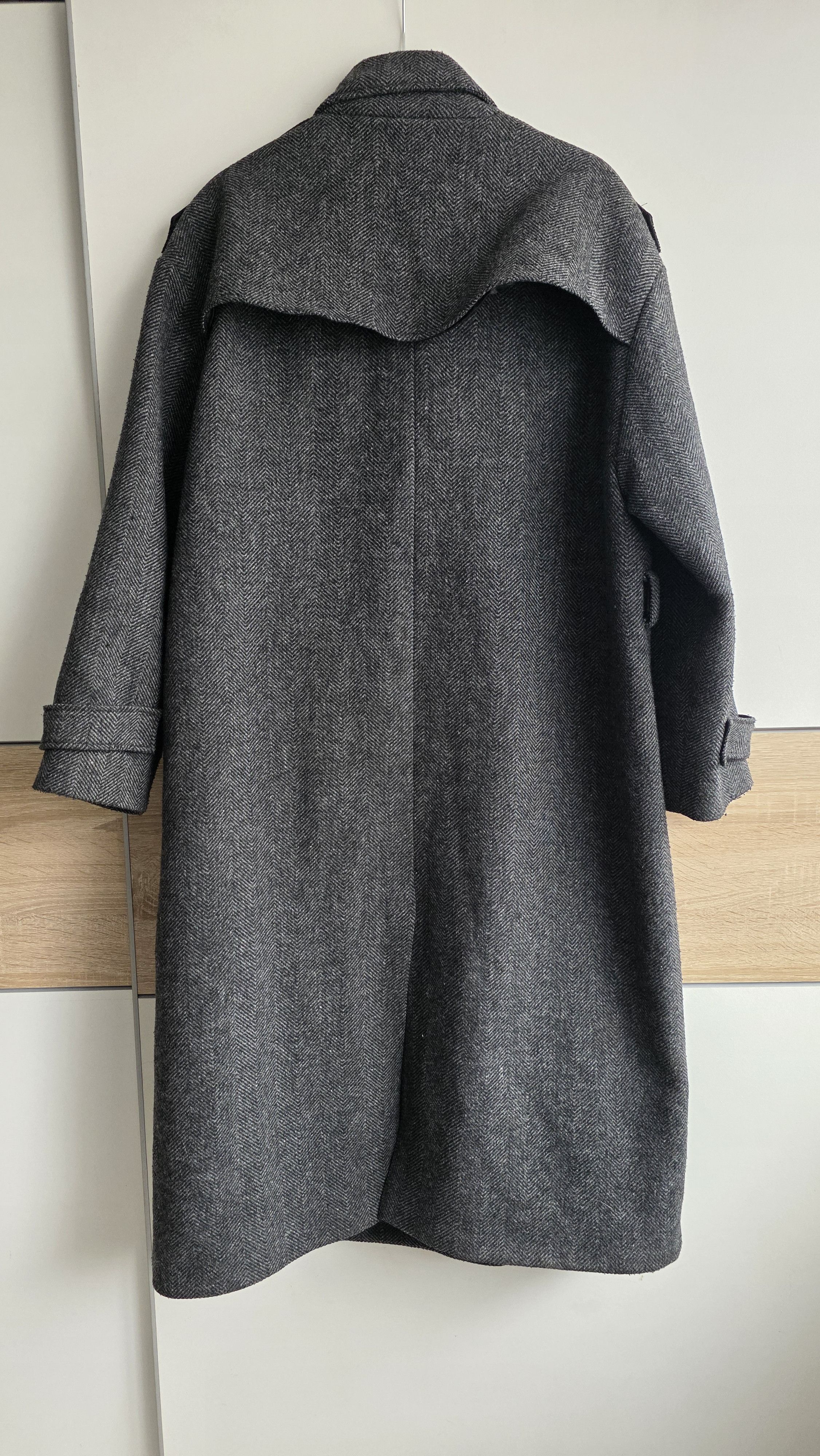Other Lovechild 1979 – Long herringbone wool coat • classic Size XXL / US 16-18 / IT 52-54 - 4 Thumbnail