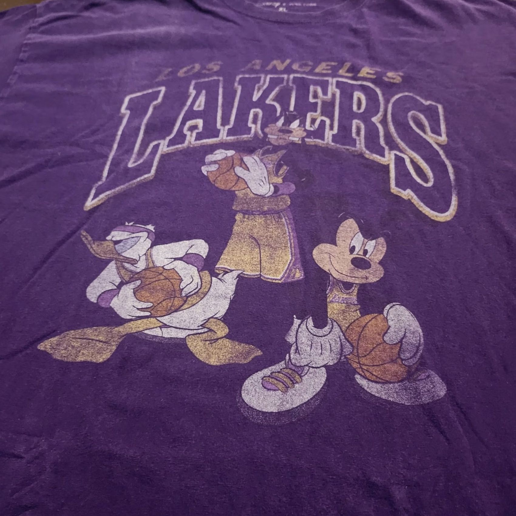 Junk Food VINTAGE Los Angeles Lakers Men's Junk Food Purple Disney Mickey Squad T-shirt XL Size US XL / EU 56 / 4 - 7 Thumbnail