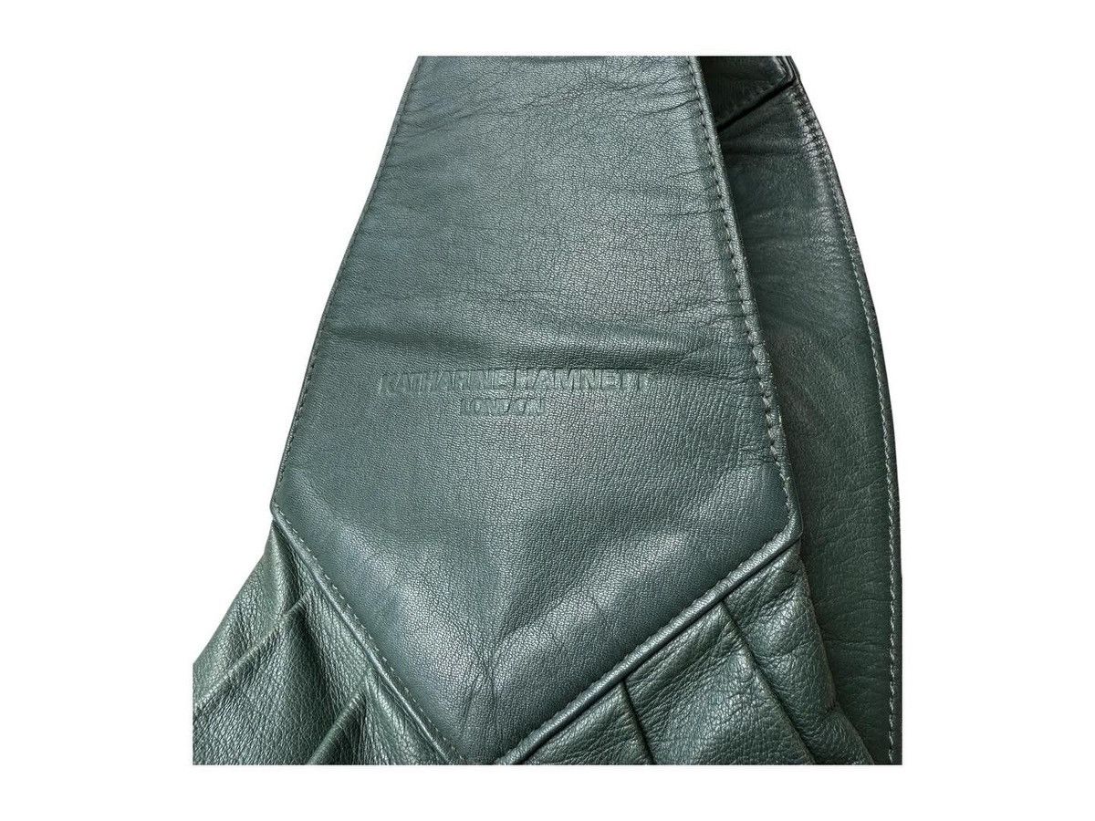 Katharine Hamnett London VINTAGE KATHARINE HAMNETT LONDON Logo Leather Sling Bag Size ONE SIZE - 5 Thumbnail