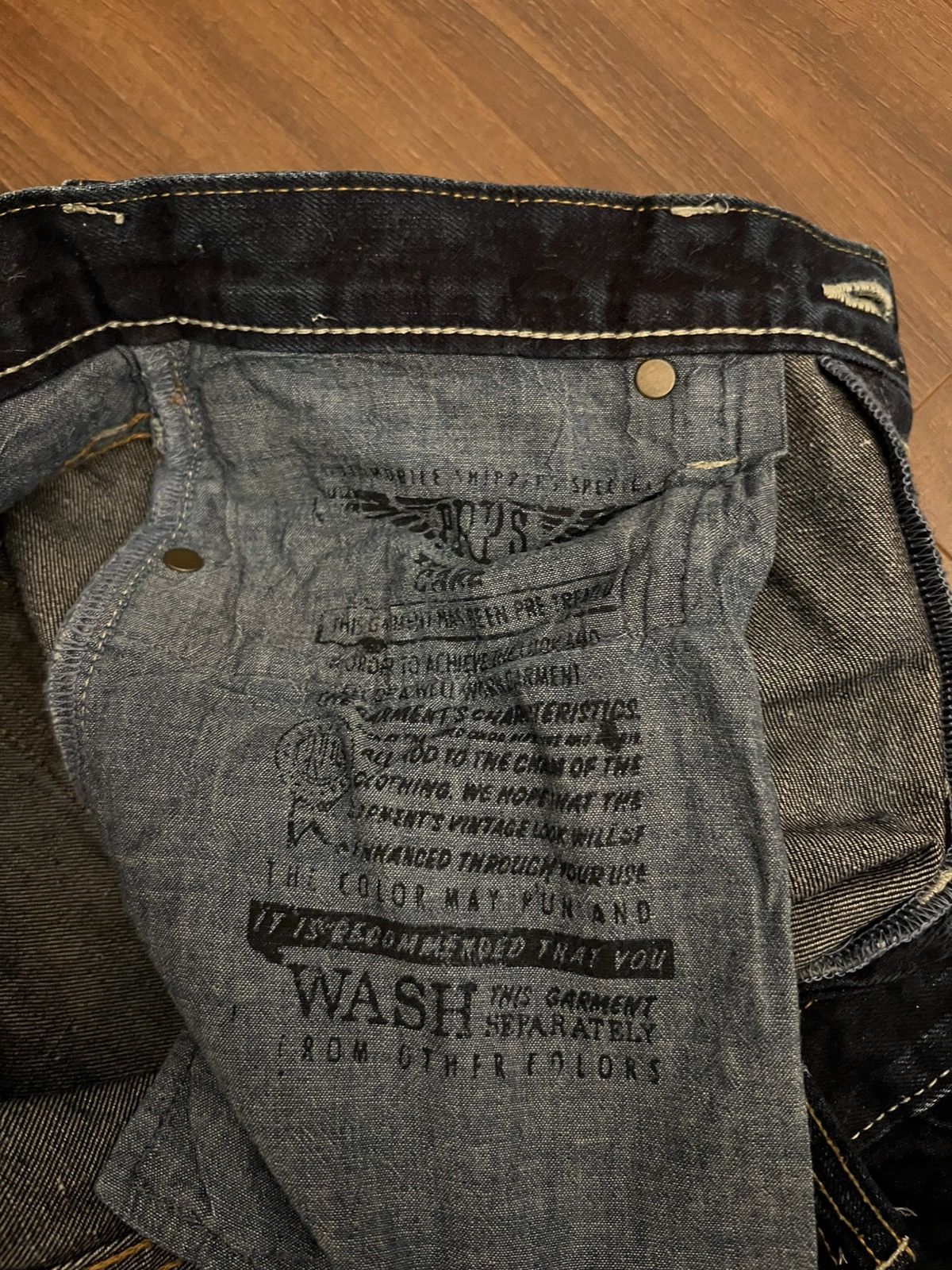 Prps Vintage PRPS Jeans Barracuda Raw Selvedge Denim Size US 31 - 9 Thumbnail