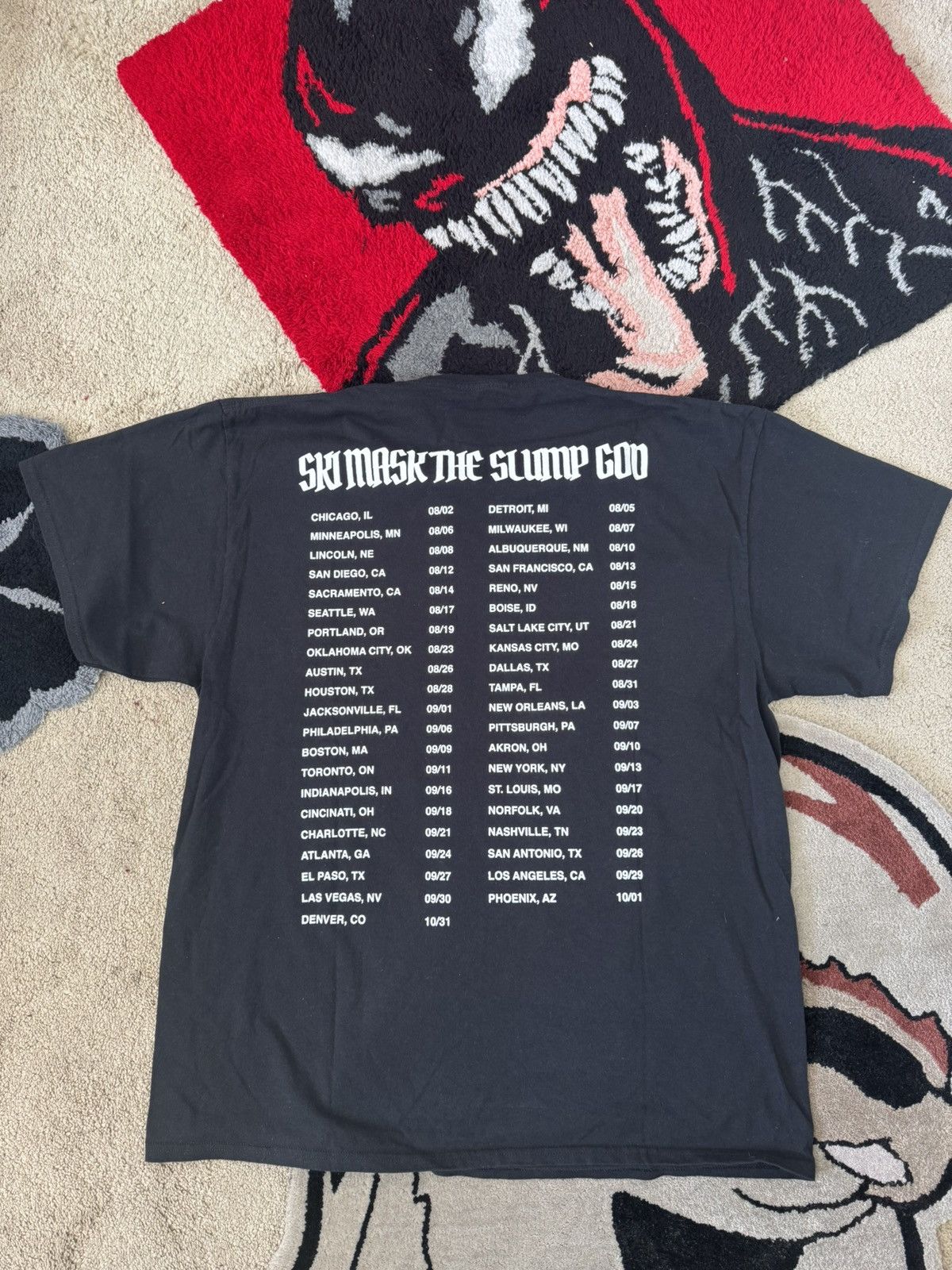 Band Tees Ski Mask the Slump God Tour Merch XL Size US XL / EU 56 / 4 - 4 Thumbnail