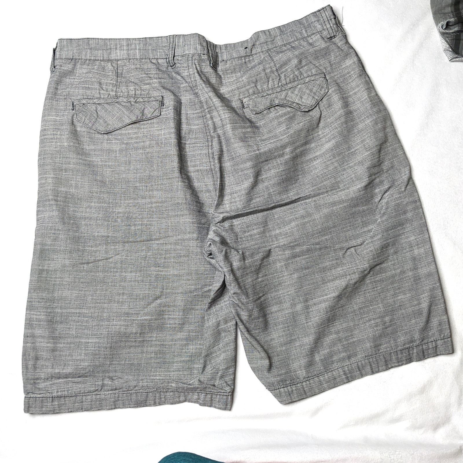 Other Micros Flat Front Casual Shorts Men's 38 Gray Lightweight Size US 38 / EU 54 - 2 Thumbnail