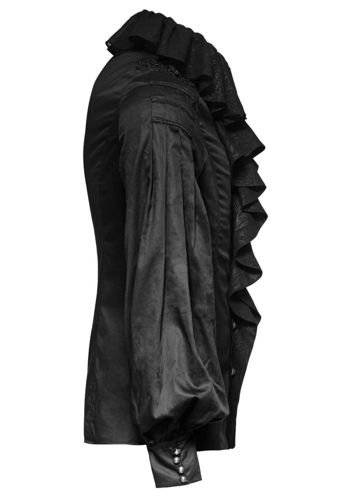 Mari's Rock Punk Rave Ruffled Vampire Gothic Shirt Size US M / EU 48-50 / 2 - 3 Thumbnail