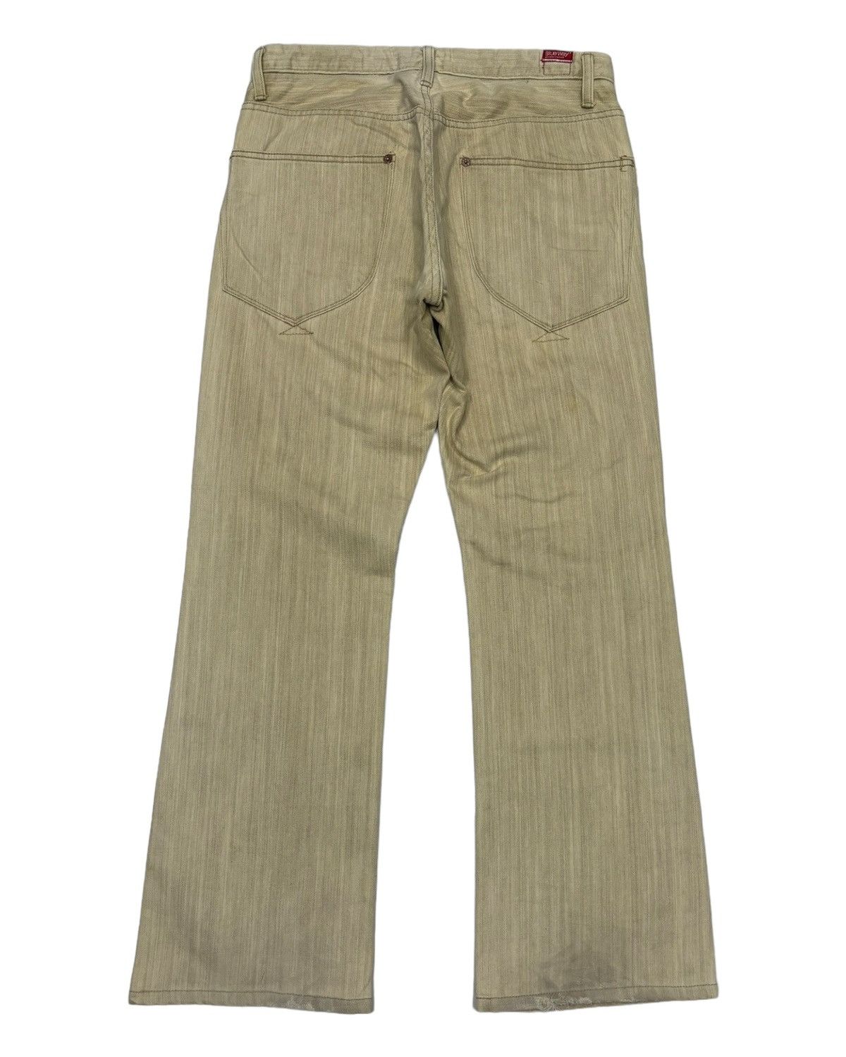 Hysteric Glamour SICK🔥BLUE WAY JAPAN FLARE DENIM PANTS Size US 31 - 6 Thumbnail