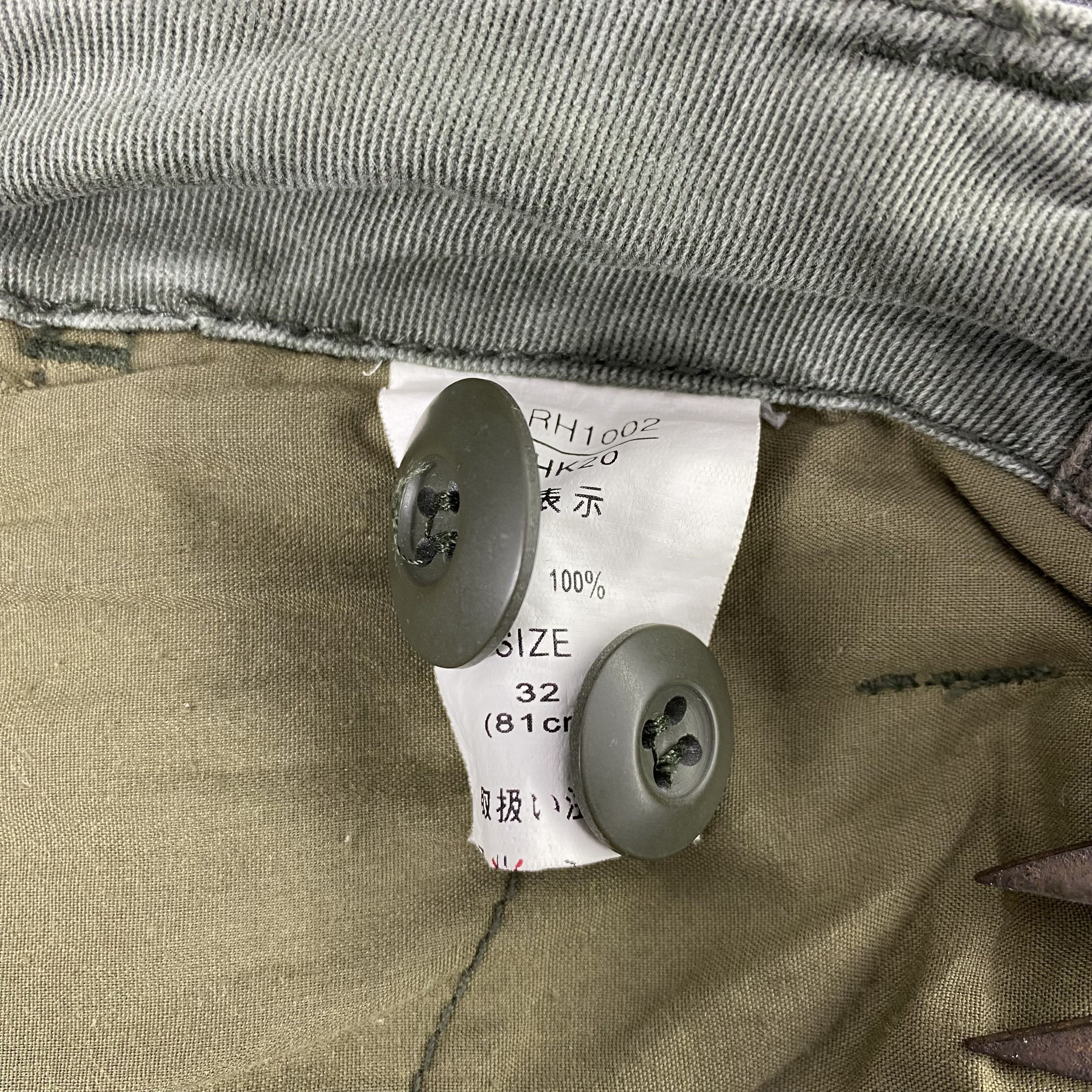 Japanese Brand × Vintage Rush Hour Faded Green Cargo Pants-C025 Size US 32 / EU 48 - 11 Thumbnail
