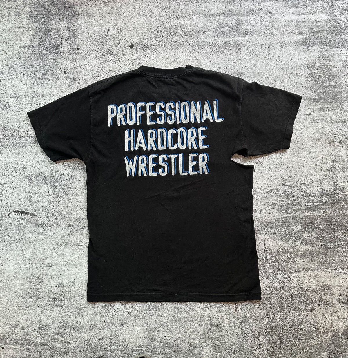 Vintage 2000’s THRASHED Steve Austin T-Shirt Size US L / EU 52-54 / 3 - 2 Thumbnail