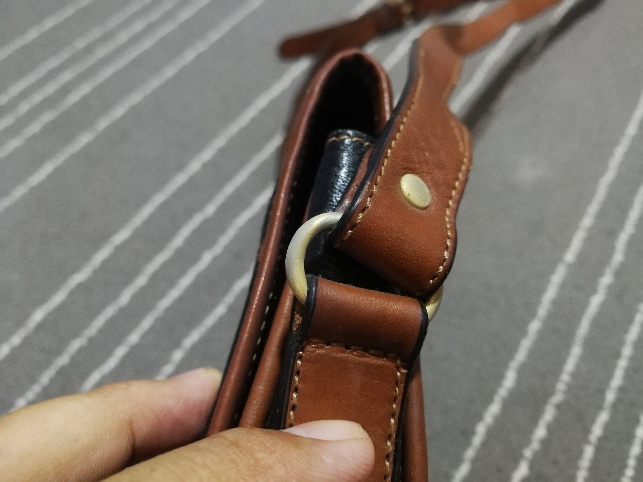 Testoni a. testoni DINAMICO luxury leather sling bag vintage Size ONE SIZE - 10 Thumbnail