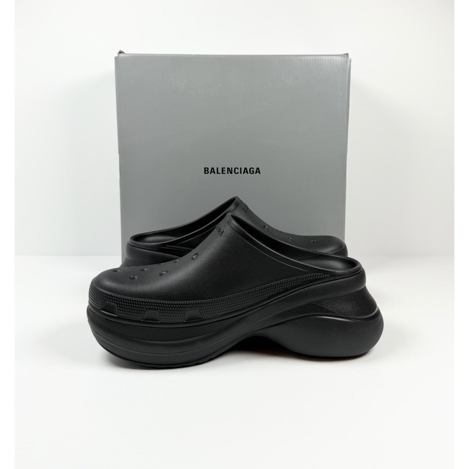 Balenciaga Size 12 - Balenciaga x Crocs Rubber Mules NEW! Size US 12 / EU 45 - 7 Thumbnail