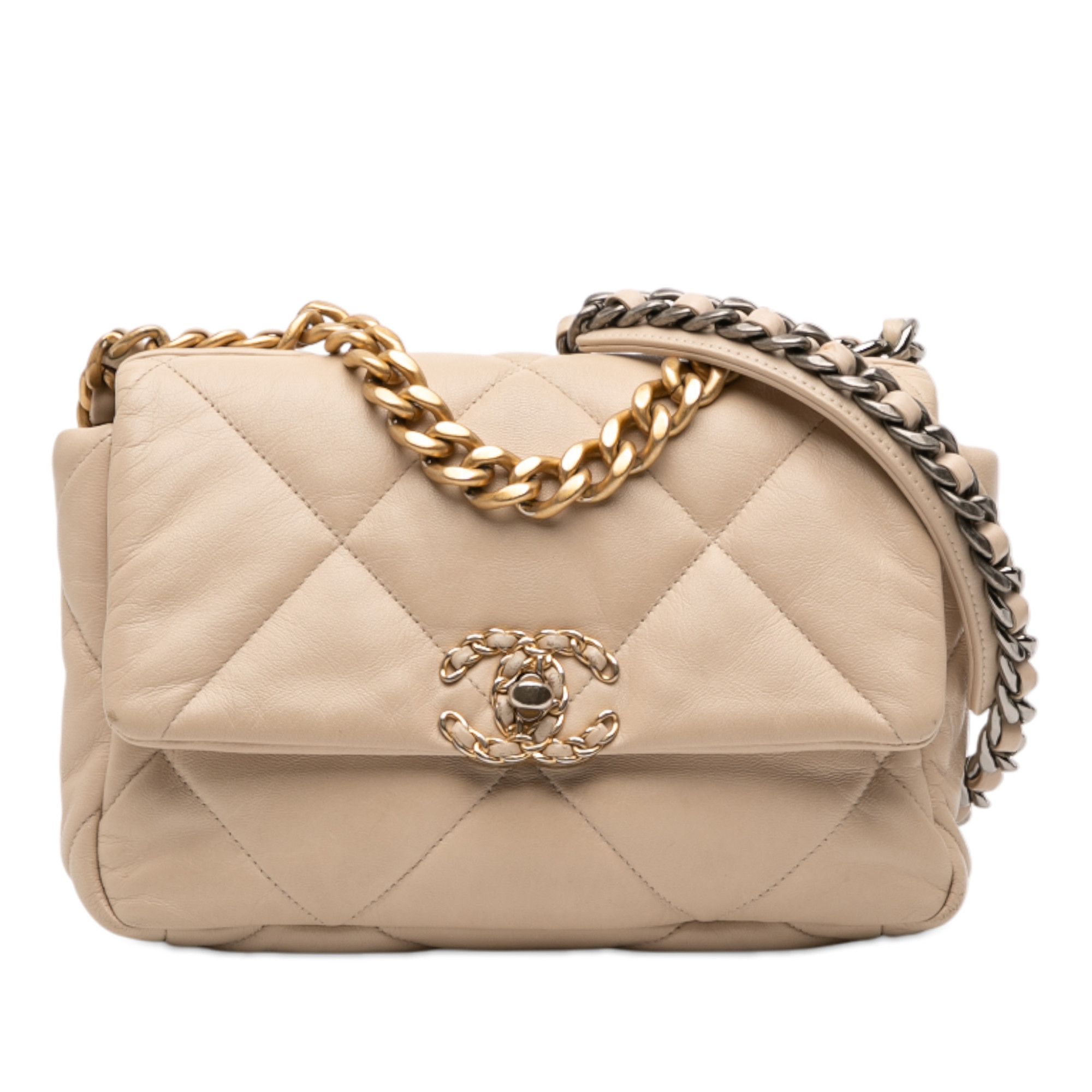 Chanel Chanel Medium Lambskin 19 Flap Size ONE SIZE - 1 Thumbnail