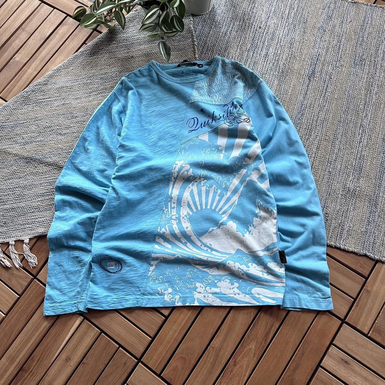 Quiksilver Vintage Y2K Quiksilver Surfcore Printed Long Sleeve Size US M / EU 48-50 / 2 - 1 Thumbnail