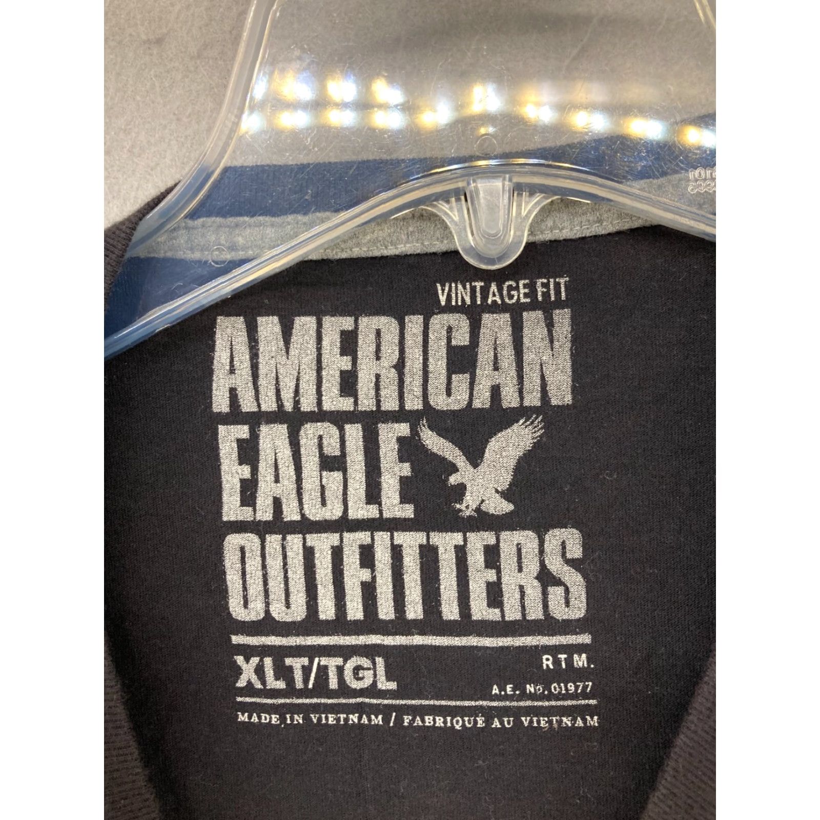 American Eagle Outfitters American Eagle Outfitters Shirt Mens XLT Black Vintage 90s Eagle TShirt Graphic Print 77 Size US XL / EU 56 / 4 - 5 Thumbnail