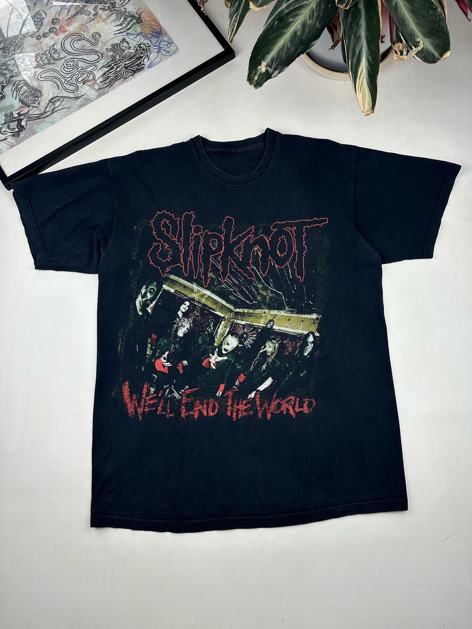 Band Tees Vintage y2k slipknot band tee Size US M / EU 48-50 / 2 - 1 Thumbnail