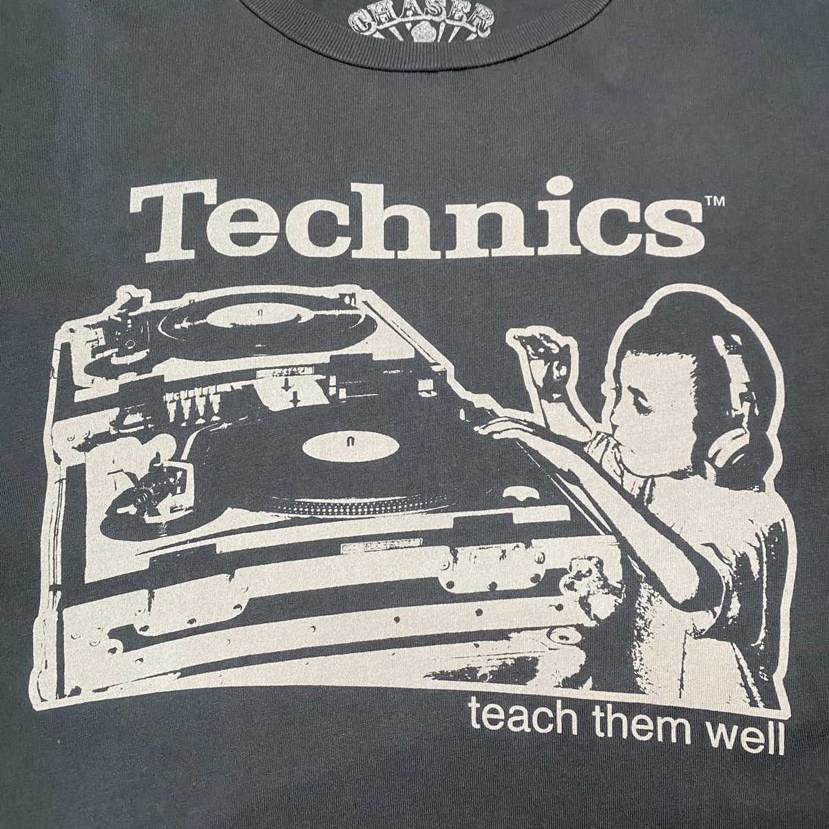 Vintage Vintage Y2K Technics Teach Them Well T Shirt Size US L / EU 52-54 / 3 - 5 Thumbnail
