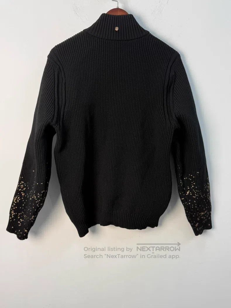 Givenchy Black Spider Zip-Up Cardigan