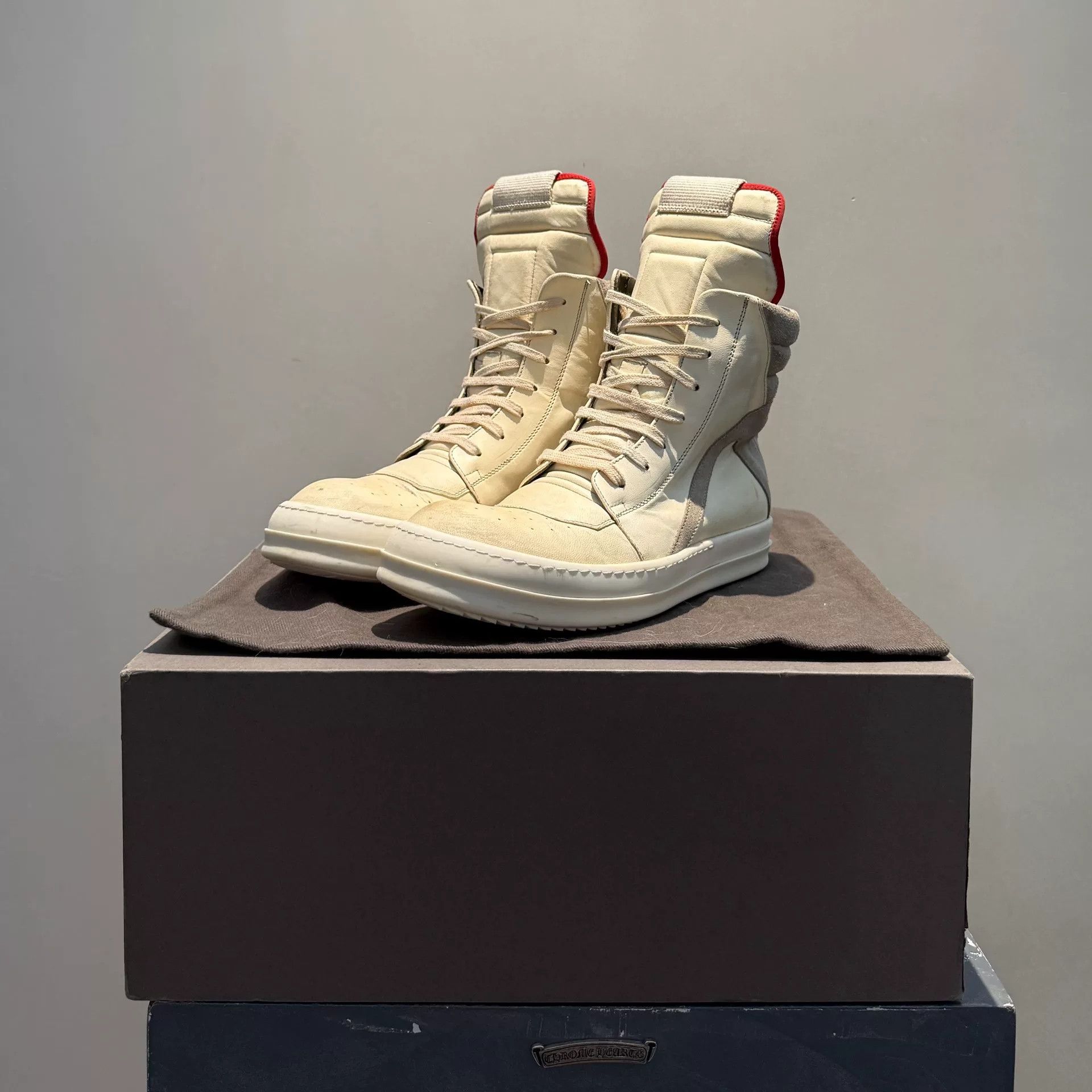 Rick Owens × Rick Owens Drkshdw Rick owens Leather Shoes Geobasket