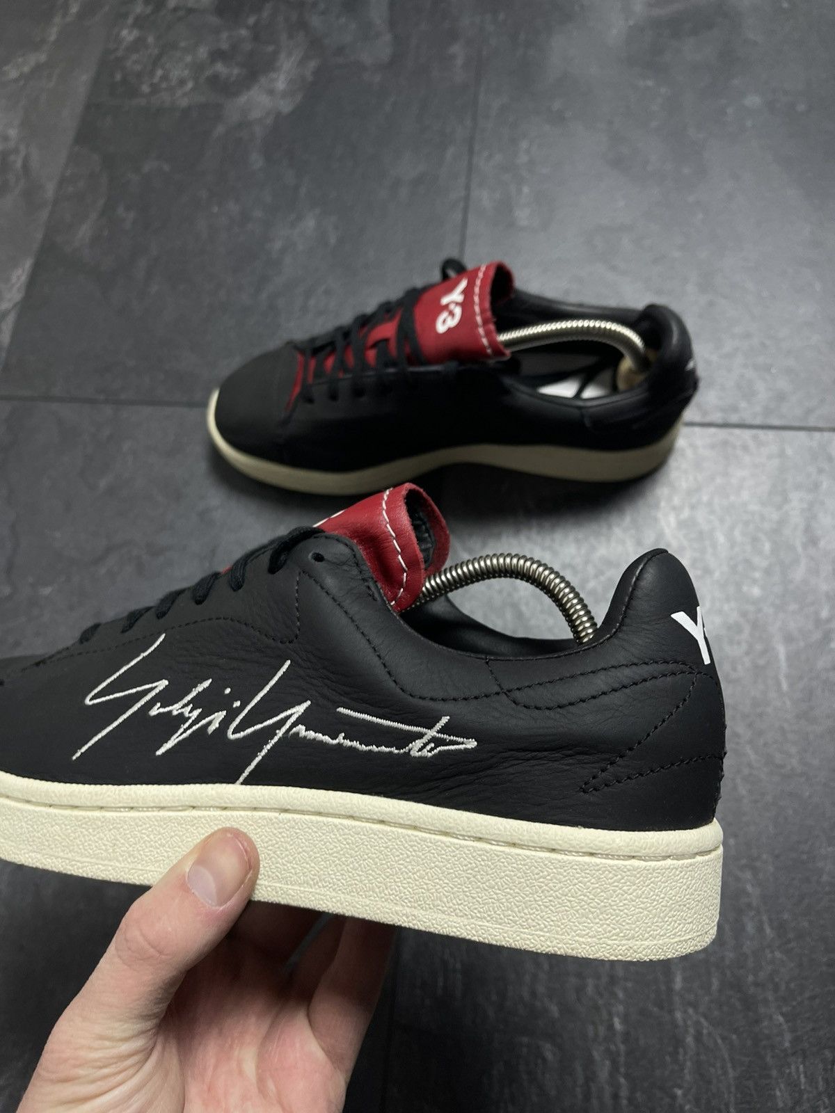 Adidas × Vintage × Yohji Yamamoto Adidas Y-3 Yohji Court Black sneakers Size US 5 / EU 37 - 10 Thumbnail