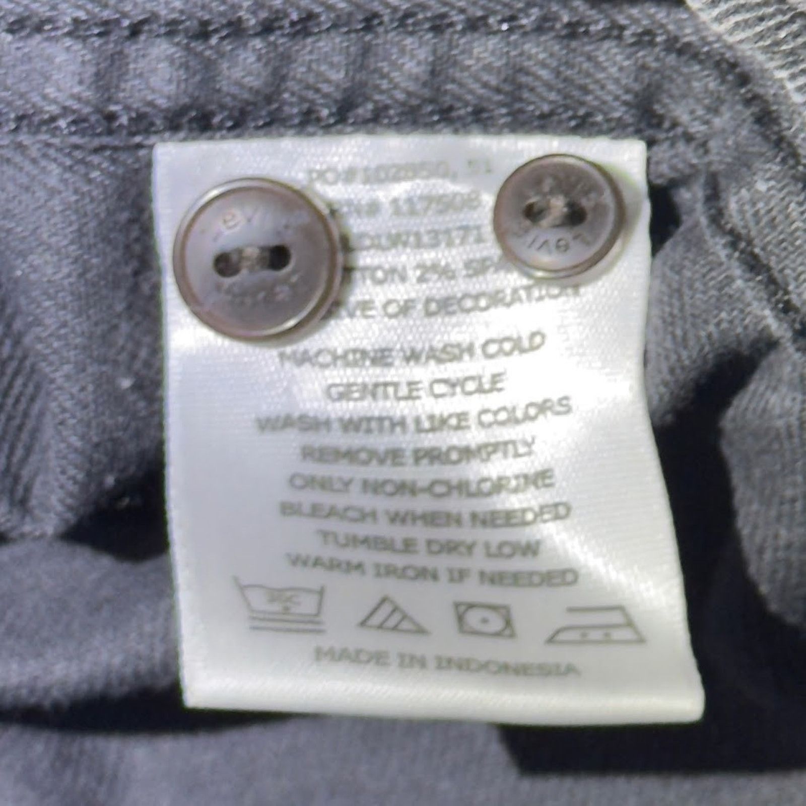 Levi's Levi's Men's Vintage Shacket Size Large Gray Stretch Button Size US L / EU 52-54 / 3 - 9 Thumbnail