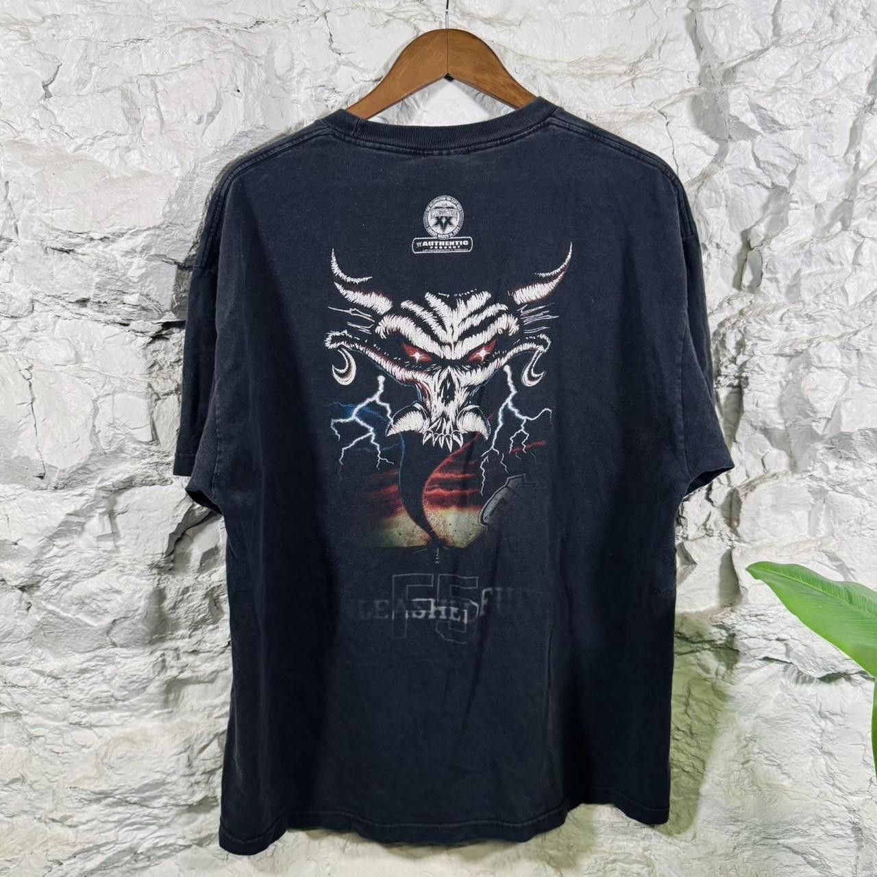 WWF Vintage Y2K WWF Brock Lesnar Unleashed Fury F5 T-Shirt Size US XXL / EU 58 / 5 - 3 Thumbnail