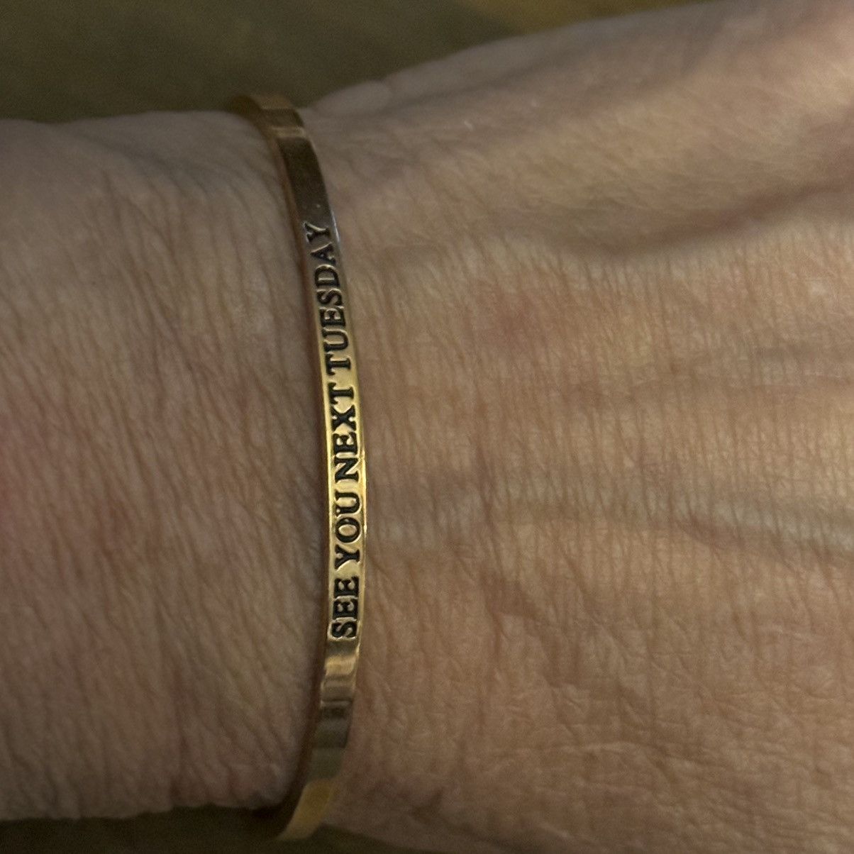 Other Metal Marvels SS See You Next Tuesday cuff bracelet Size ONE SIZE - 4 Thumbnail