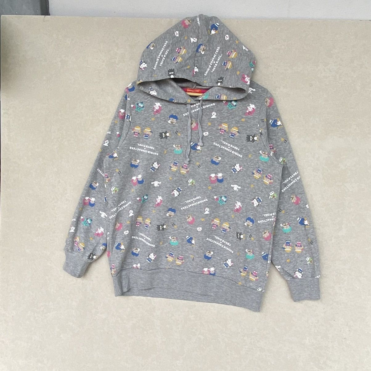 Other Vintage Sanrio Characters X Tokyo Pixel Hoodie Sweater Gray Size L / US 10 / IT 46 - 2 Thumbnail