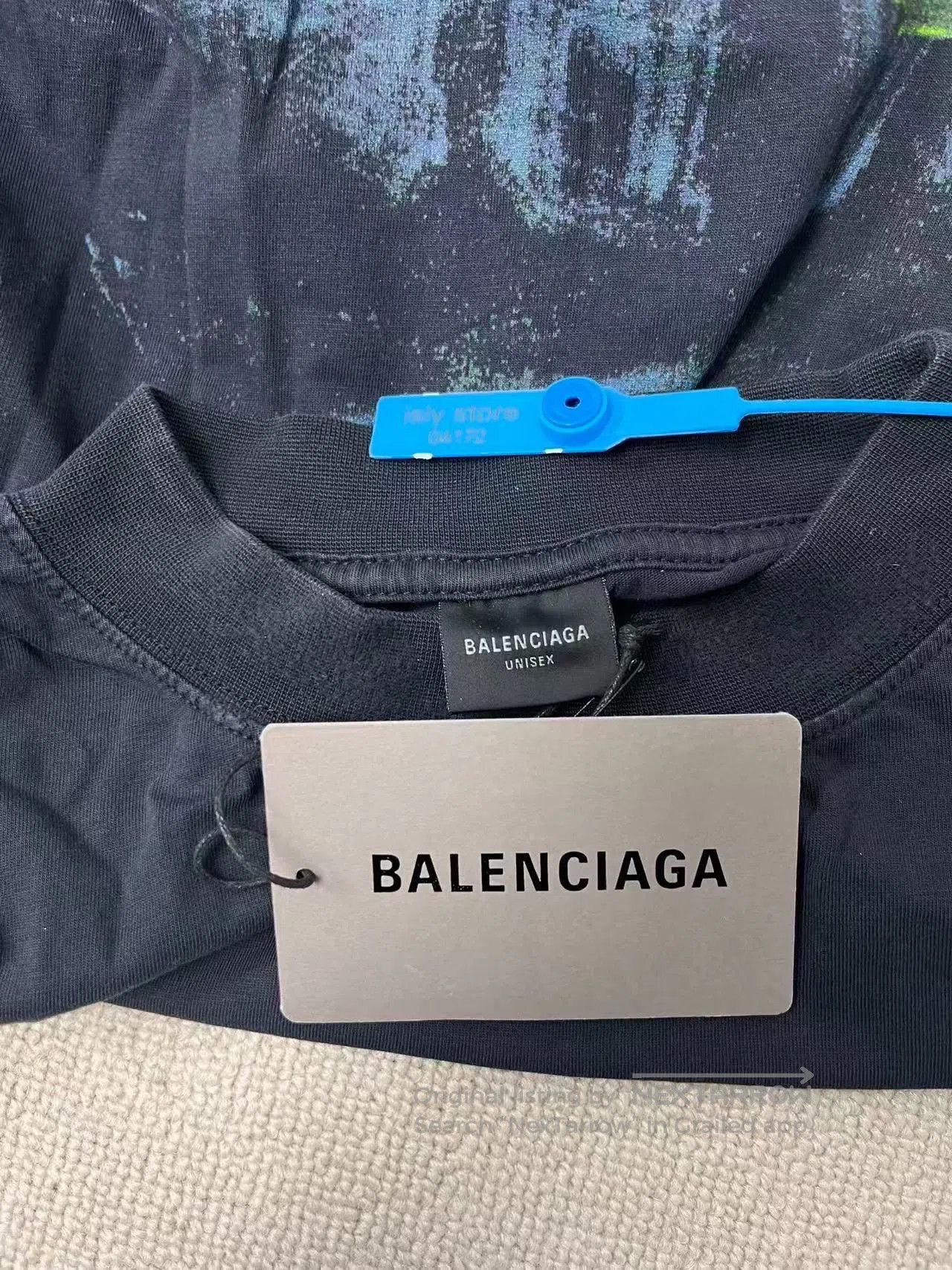 Balenciaga Balenciaga Faded Crew Neck Printed T-Shirt Women. Size M / US 6-8 / IT 42-44 - 5 Thumbnail