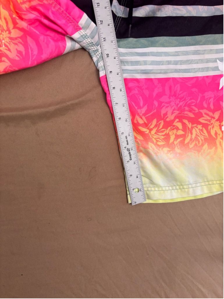 Hurley Men's Hurley Board Shorts Size 30 Pink Green Size US 30 / EU 46 - 6 Thumbnail
