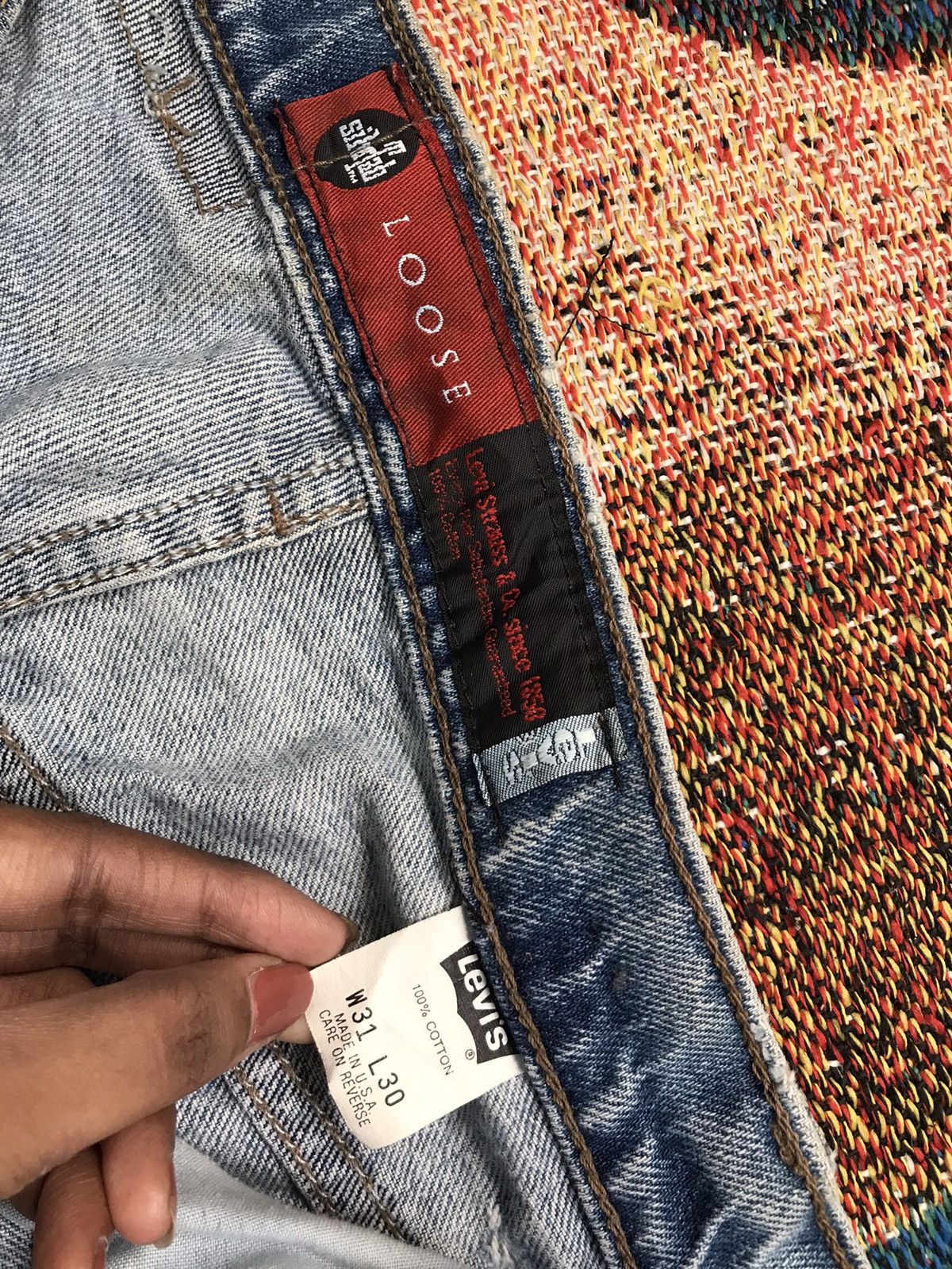 Levi's Vintage Levi’s silver tab denim Size US 30 / EU 46 - 8 Thumbnail