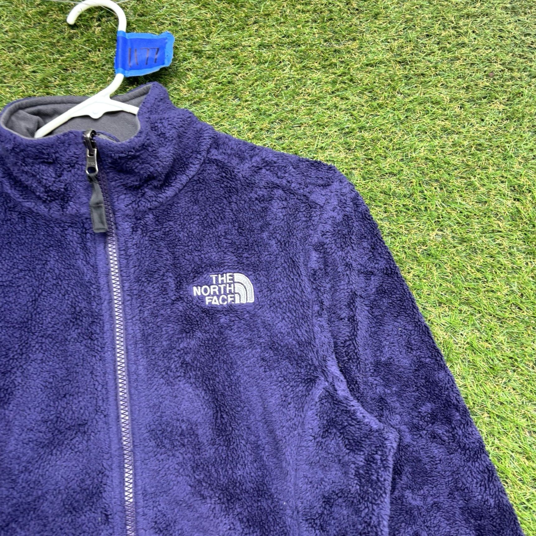 The North Face The North Face Jacket Womens Small Osito Fleece Full Zip Fuzzy Purple Style#AAHY Size S / US 4 / IT 40 - 2 Thumbnail