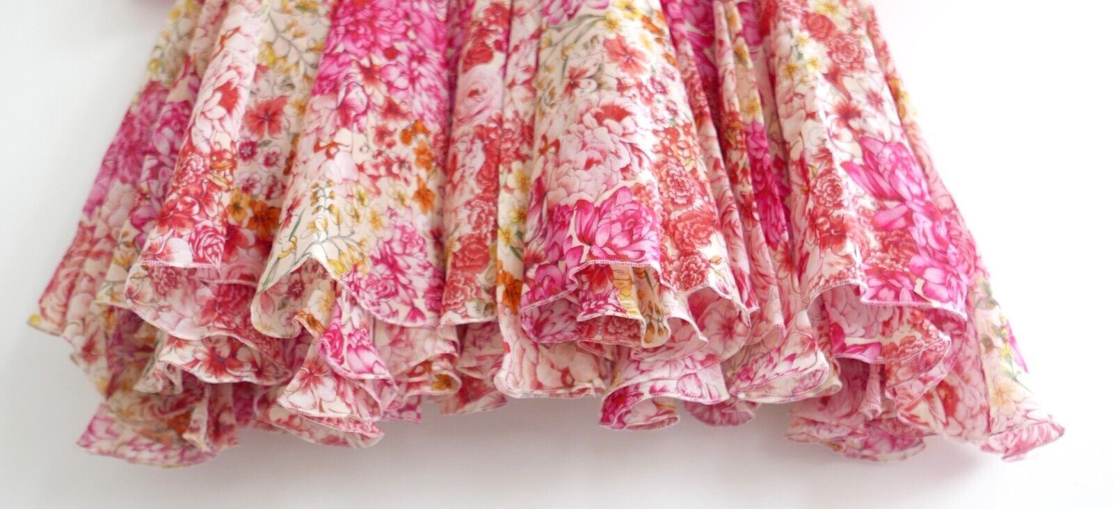 Giambattista Valli Giambattista Valli SS19 Pink Floral Silk Hyper Romance Dress Size M / US 6-8 / IT 42-44 - 6 Thumbnail
