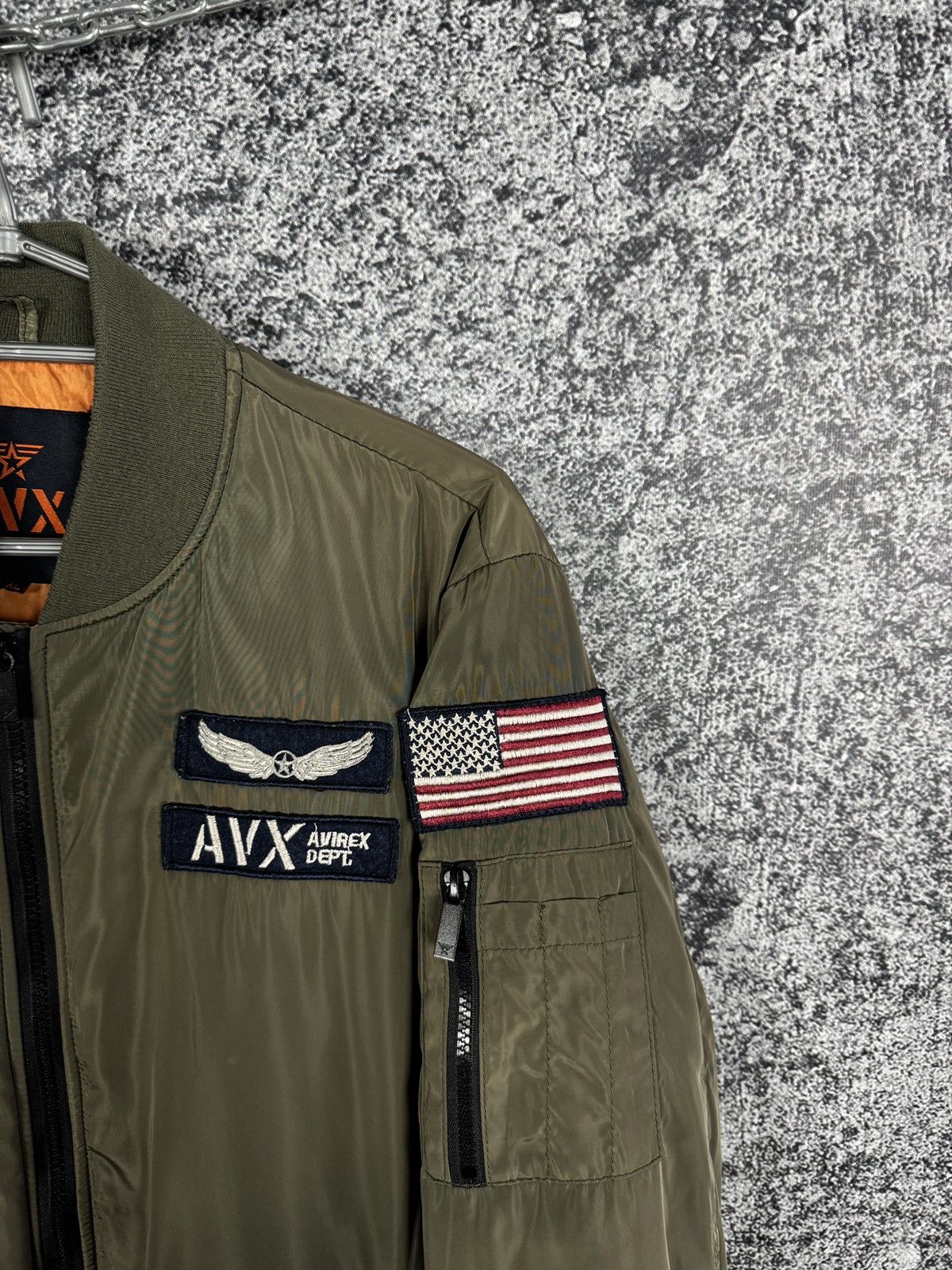 Avirex Men’s Avirex Dept. Zip Up Bomber Jacket Flyer’s MA-1 Y2K XL Size US XL / EU 56 / 4 - 2 Thumbnail