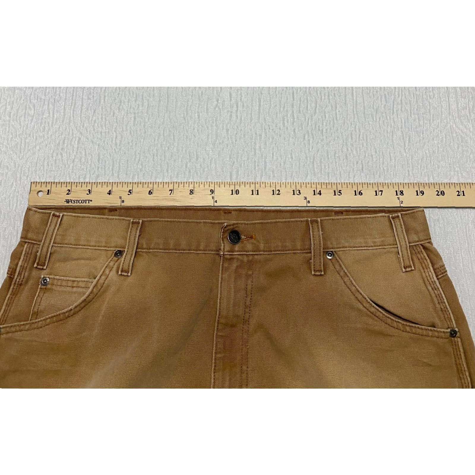 Dickies Dickies Relaxed Heavyweight Duck Carpenter Pants Men's 38x32 Brown Dataset Size US 38 / EU 54 - 4 Thumbnail